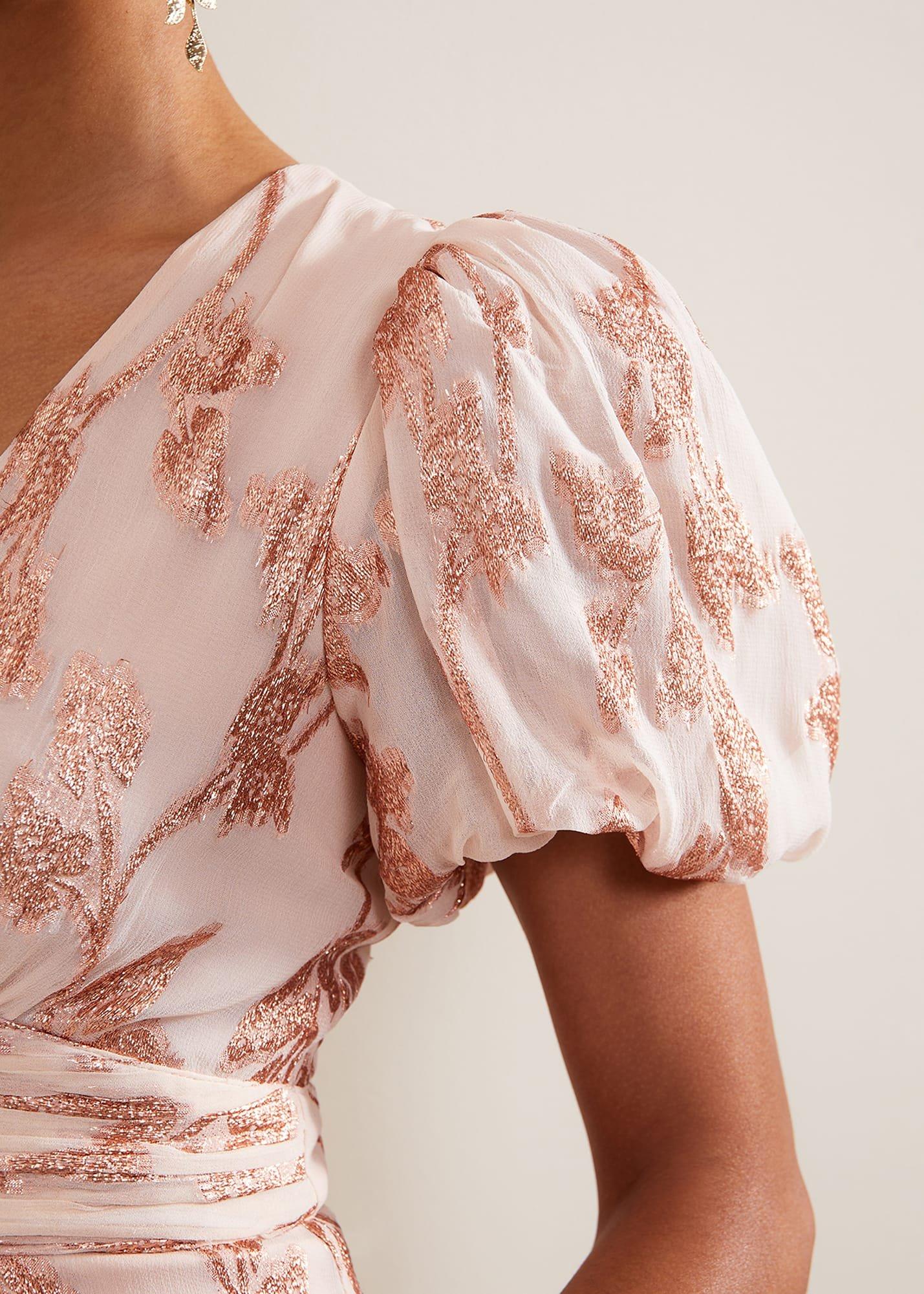 Genette Jacquard Maxi Dress