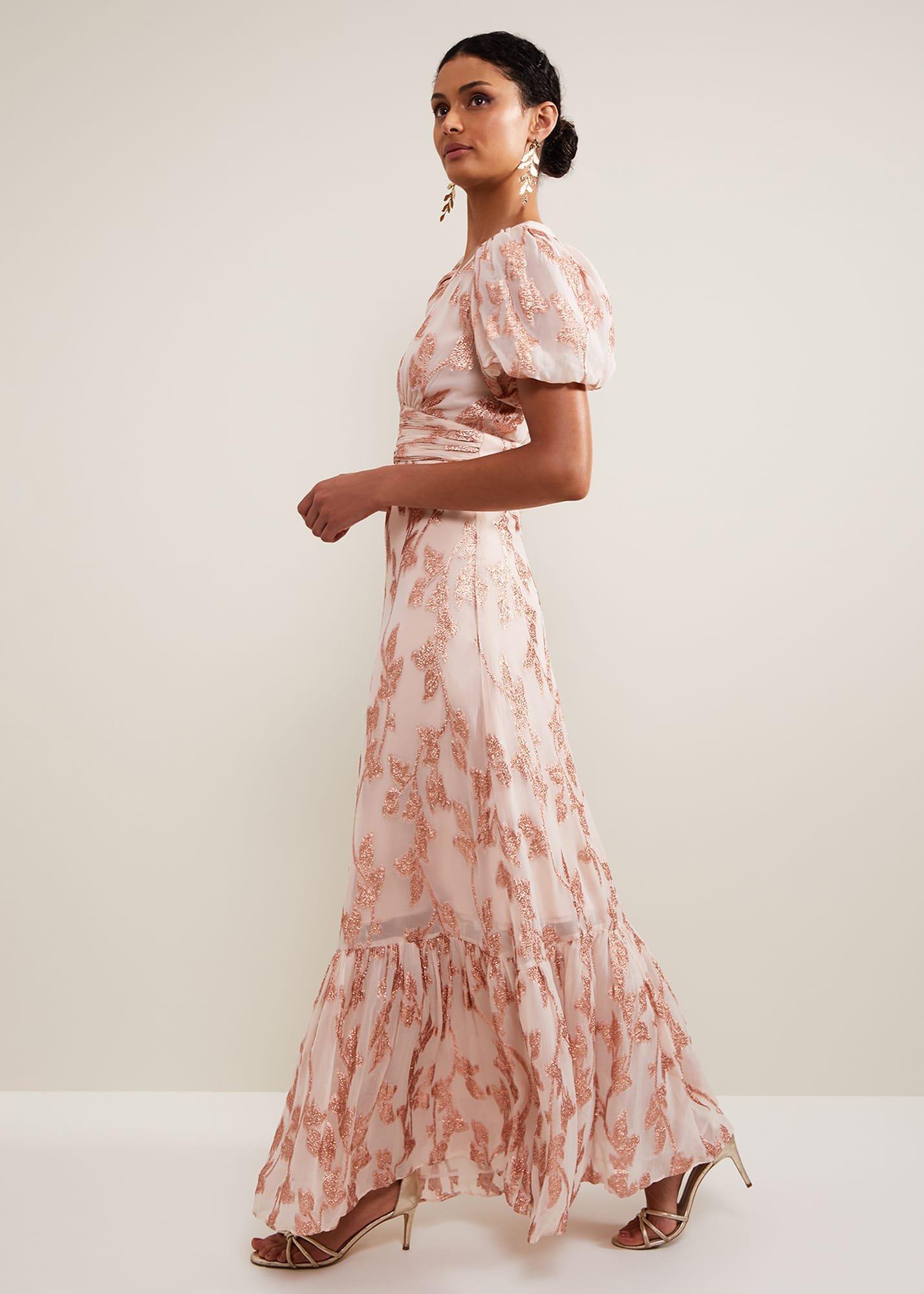 Genette Jacquard Maxi Dress