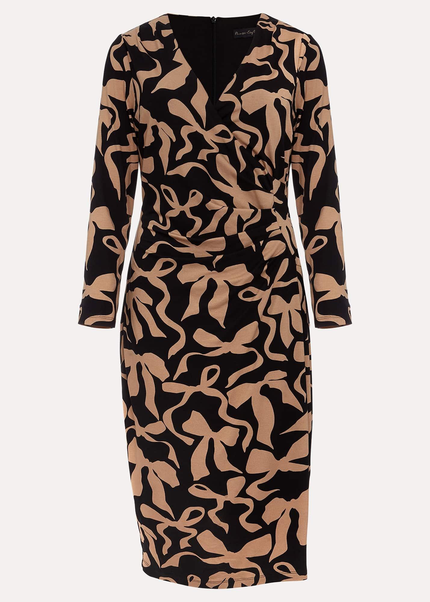 Brooke Jersey Bow Bodycon Midi Dress