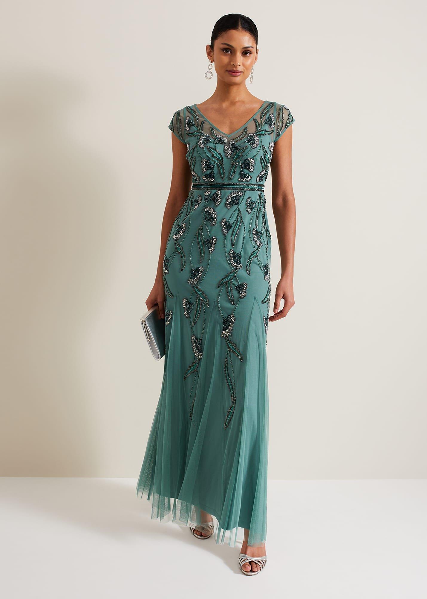 Evonne Beaded Maxi Dress