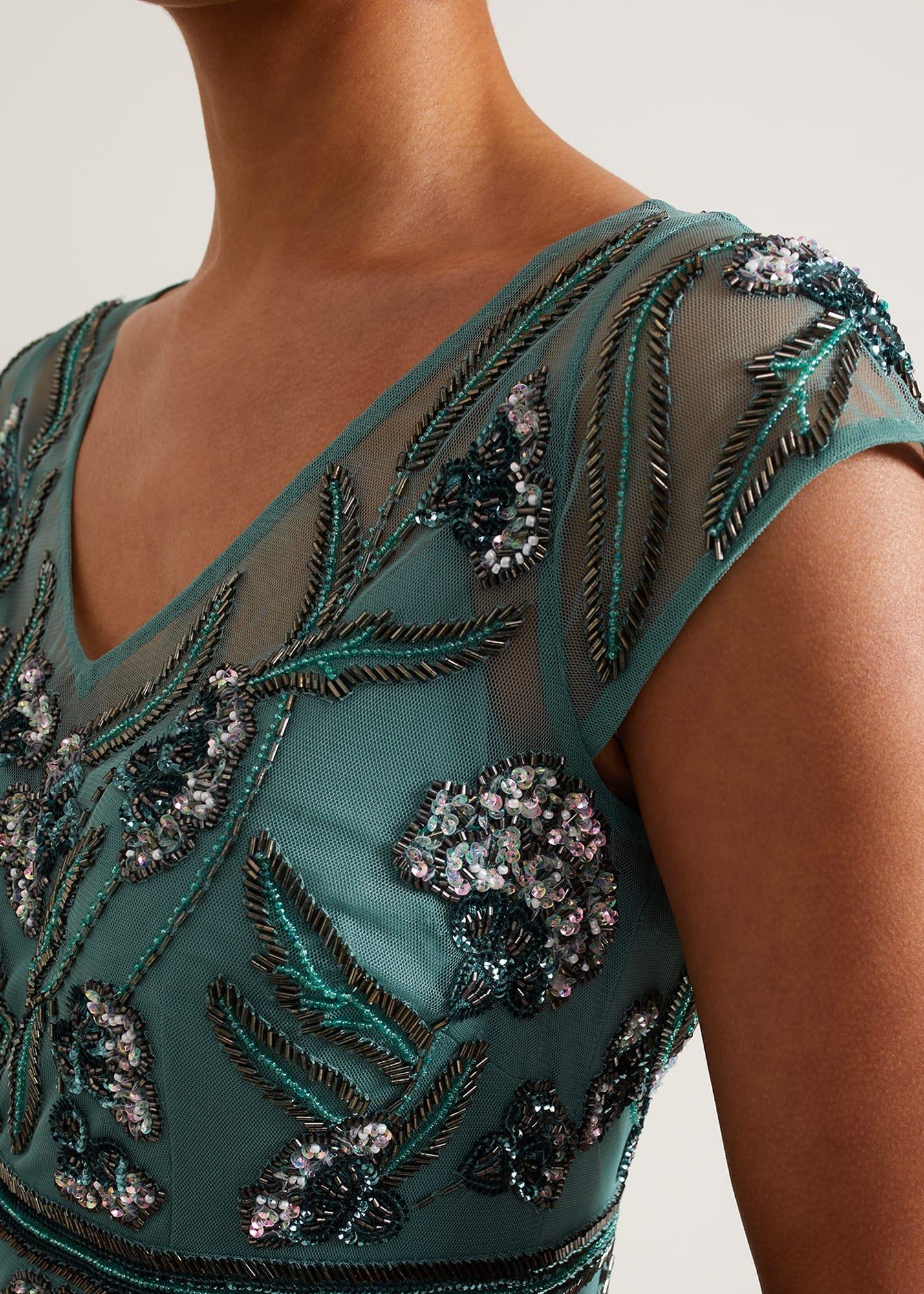 Evonne Beaded Maxi Dress