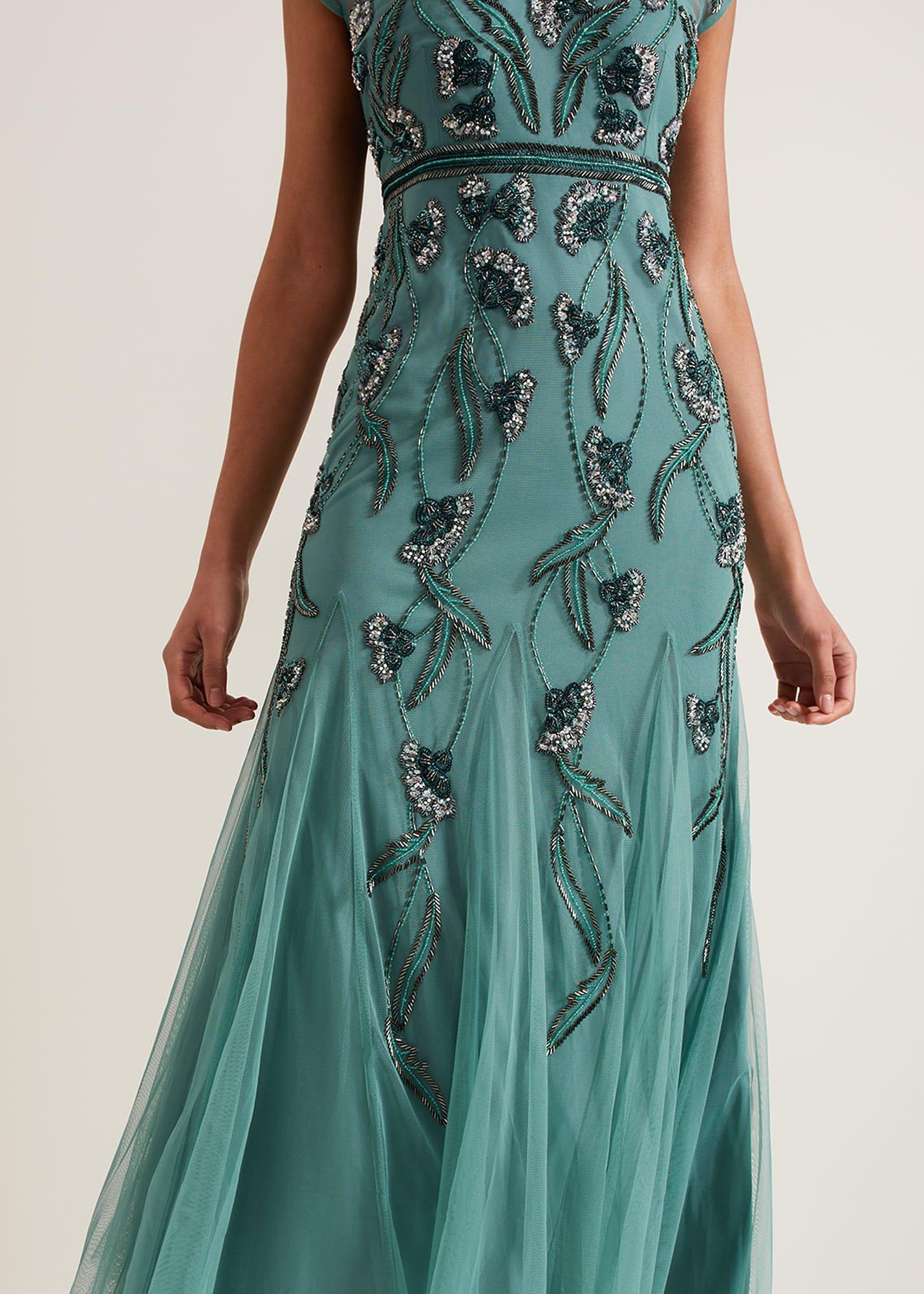 Evonne Beaded Maxi Dress