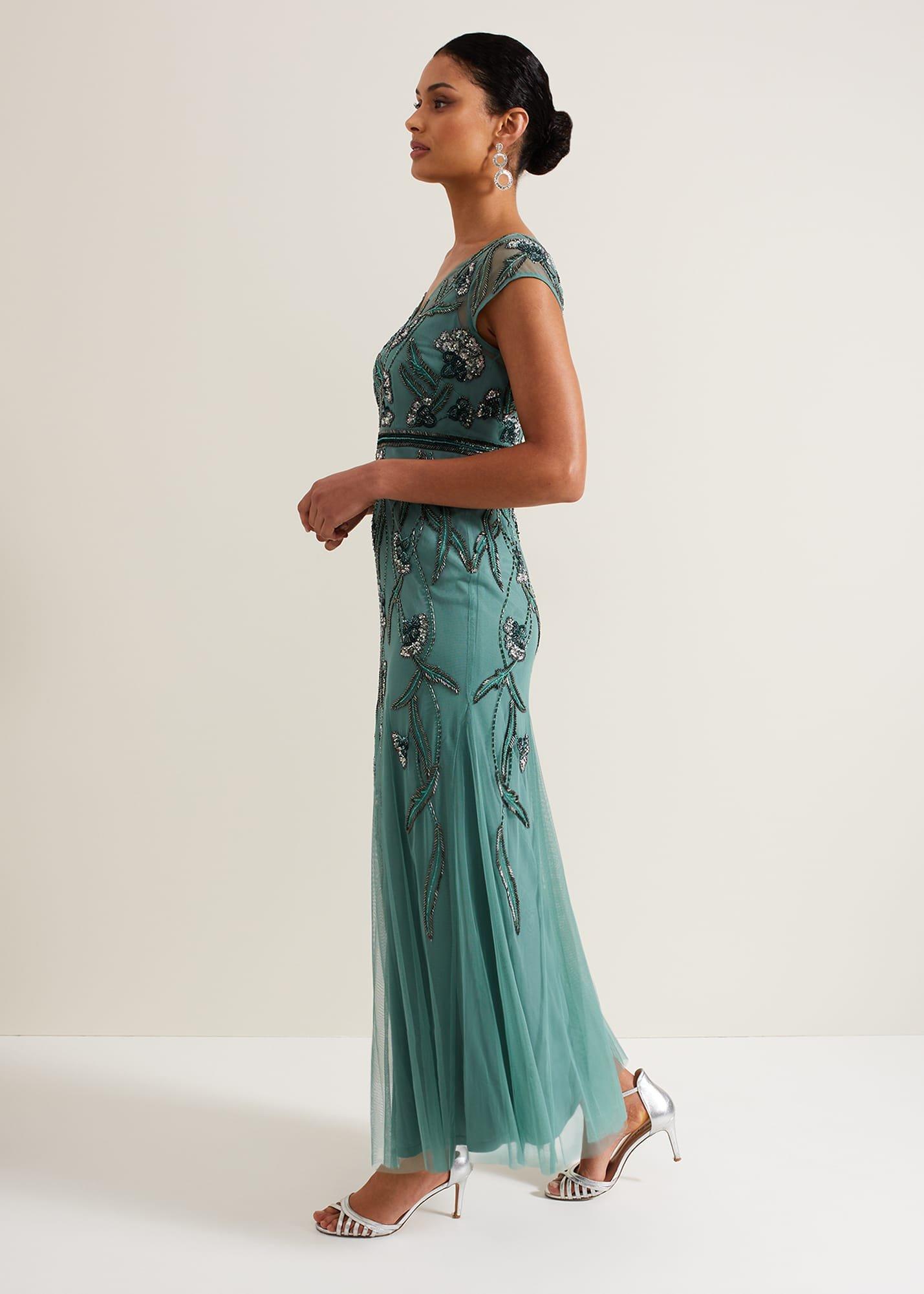 Evonne Beaded Maxi Dress