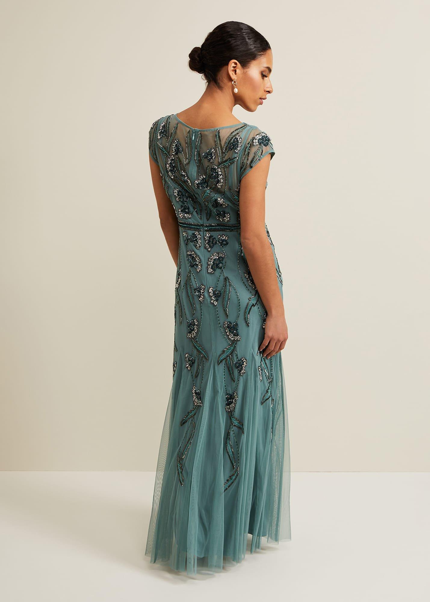 Petite Evonne Beaded Maxi Dress