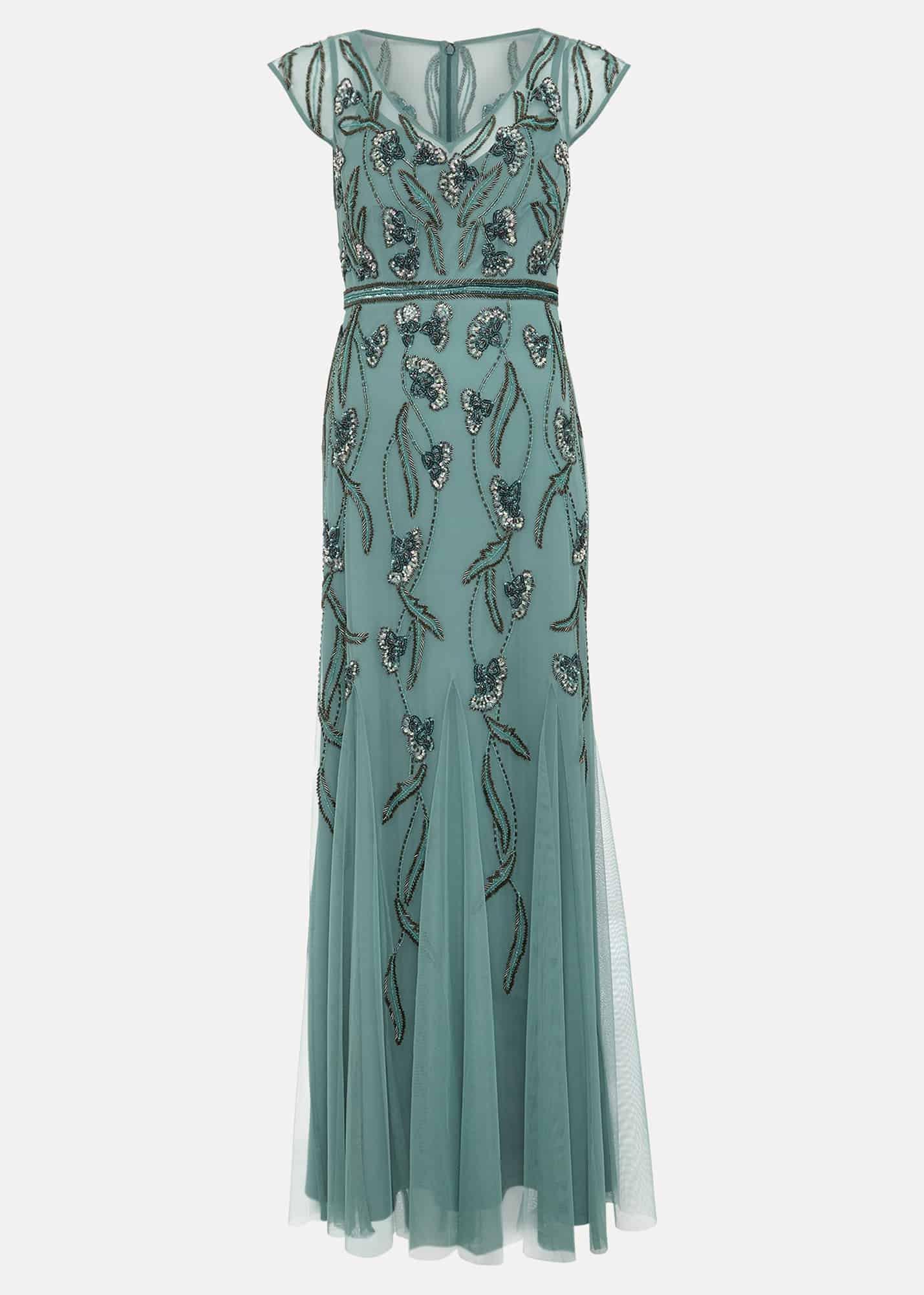 Petite Evonne Beaded Maxi Dress