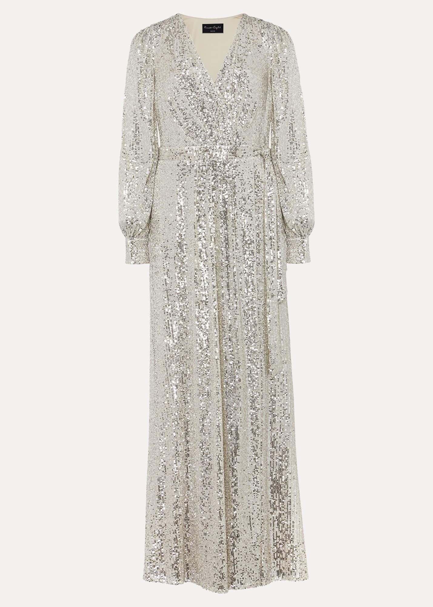 Petite Amily Sequin Maxi Dress