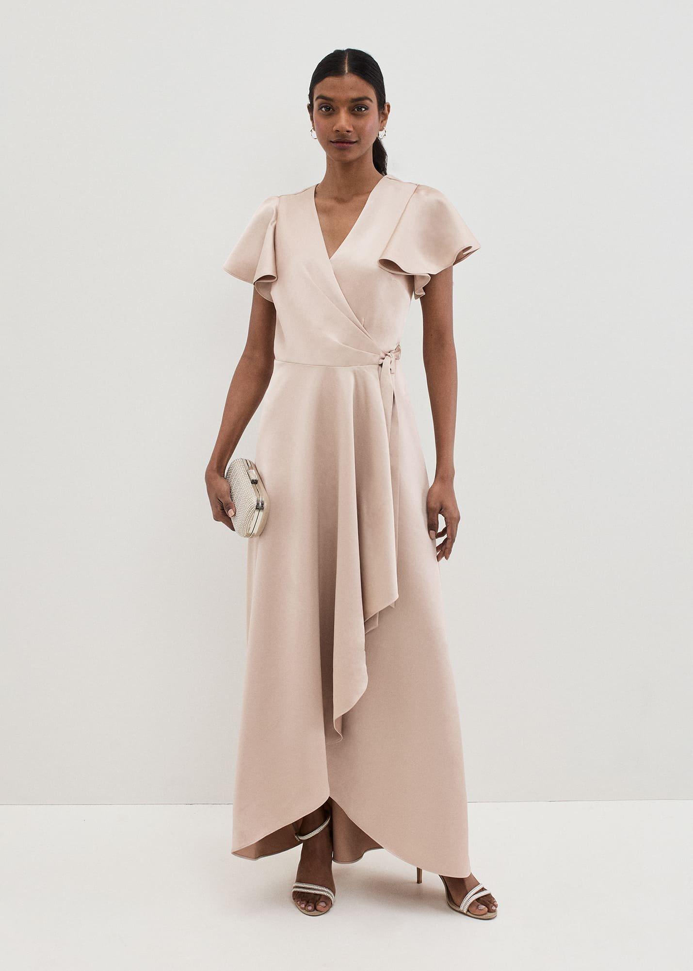 Arabella Satin Maxi Dress