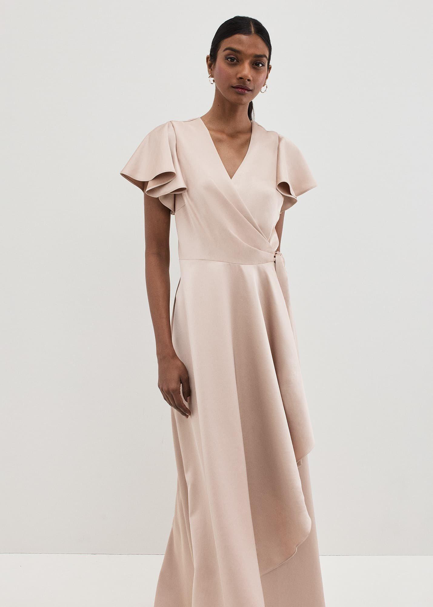 Arabella Satin Maxi Dress