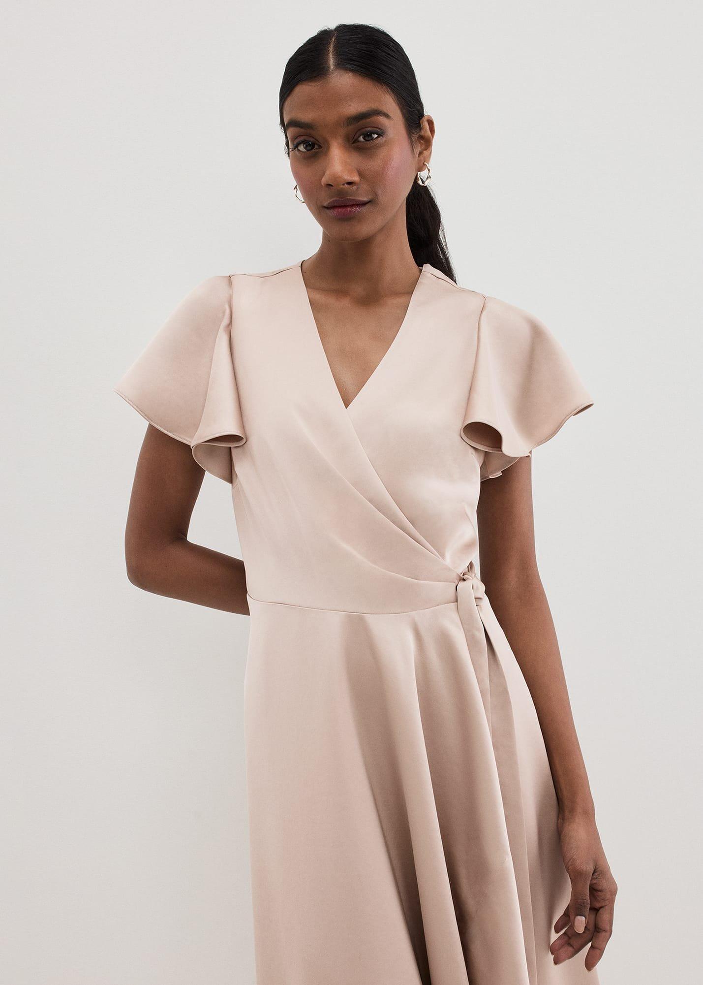 Arabella Satin Maxi Dress