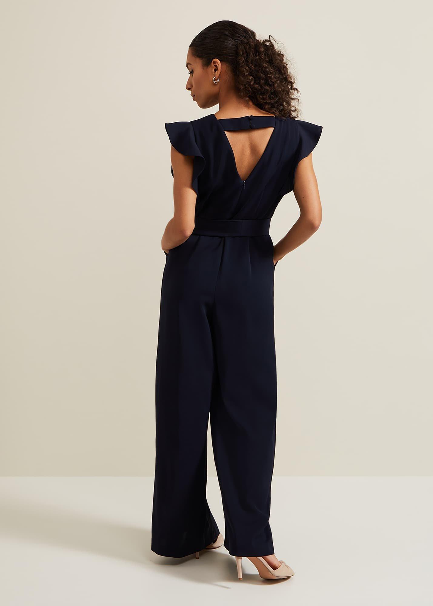 Petite Kallie Frill Jumpsuit