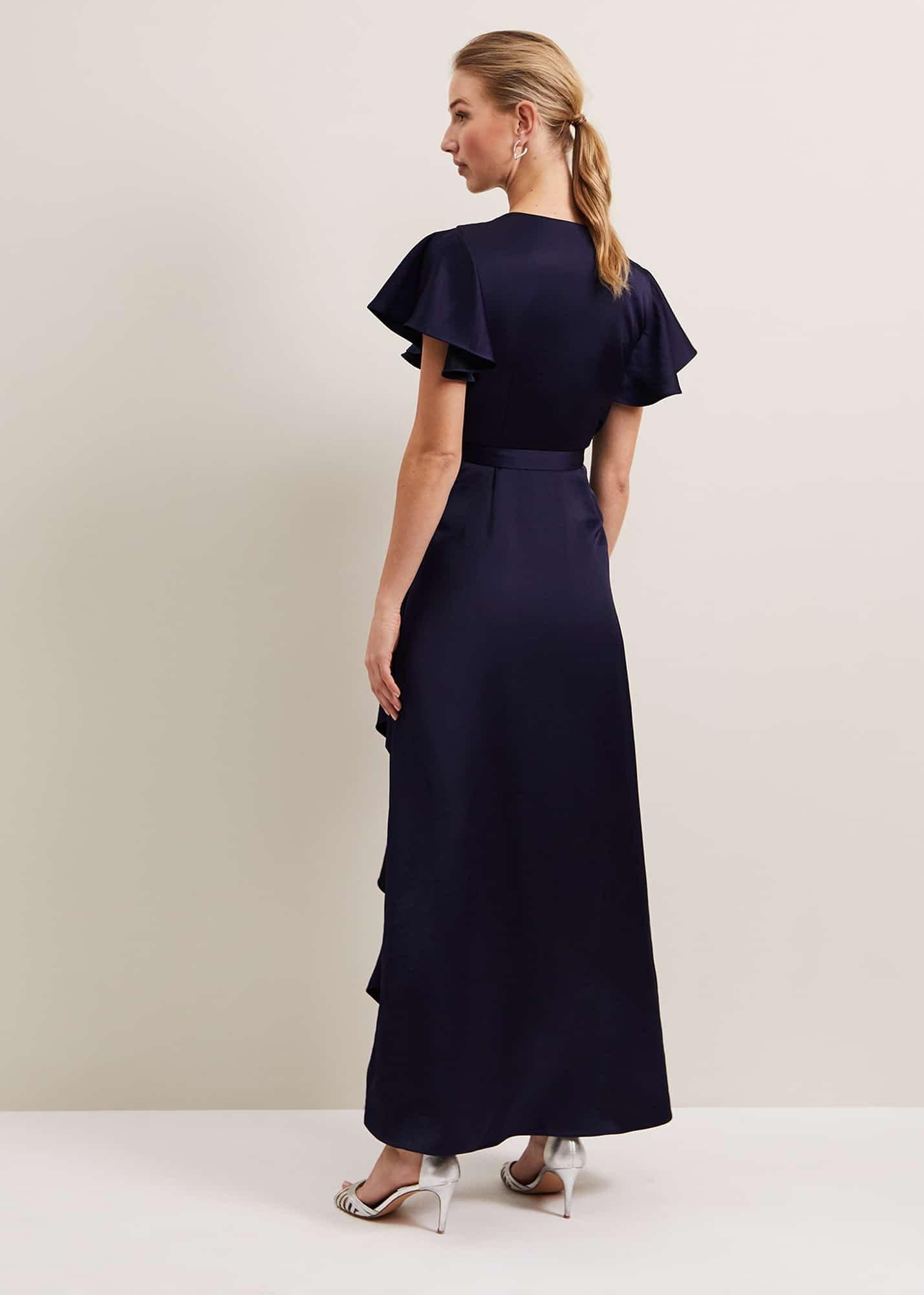 Arabella Satin Maxi Dress