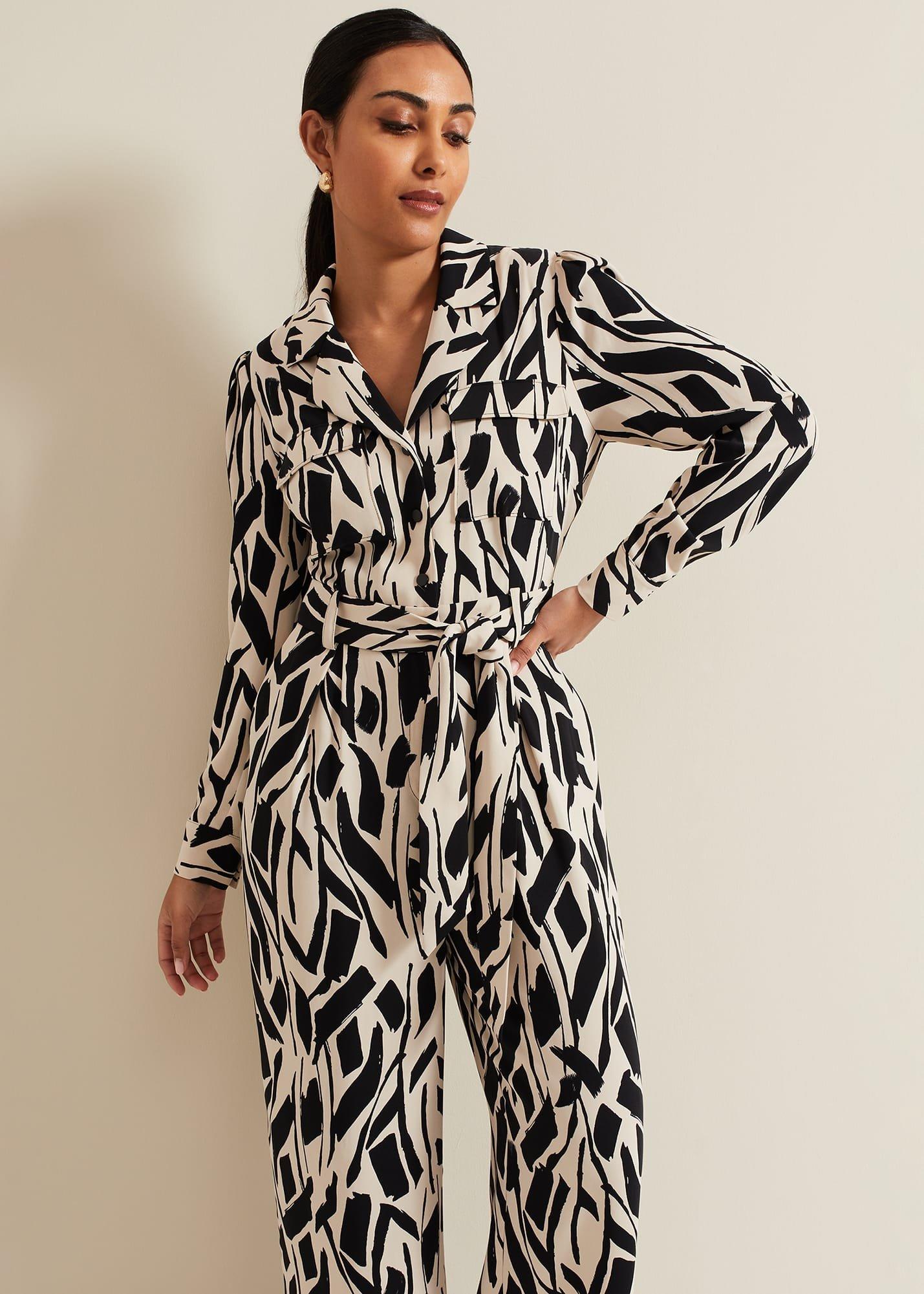 Petite Constance Geo Jumpsuit