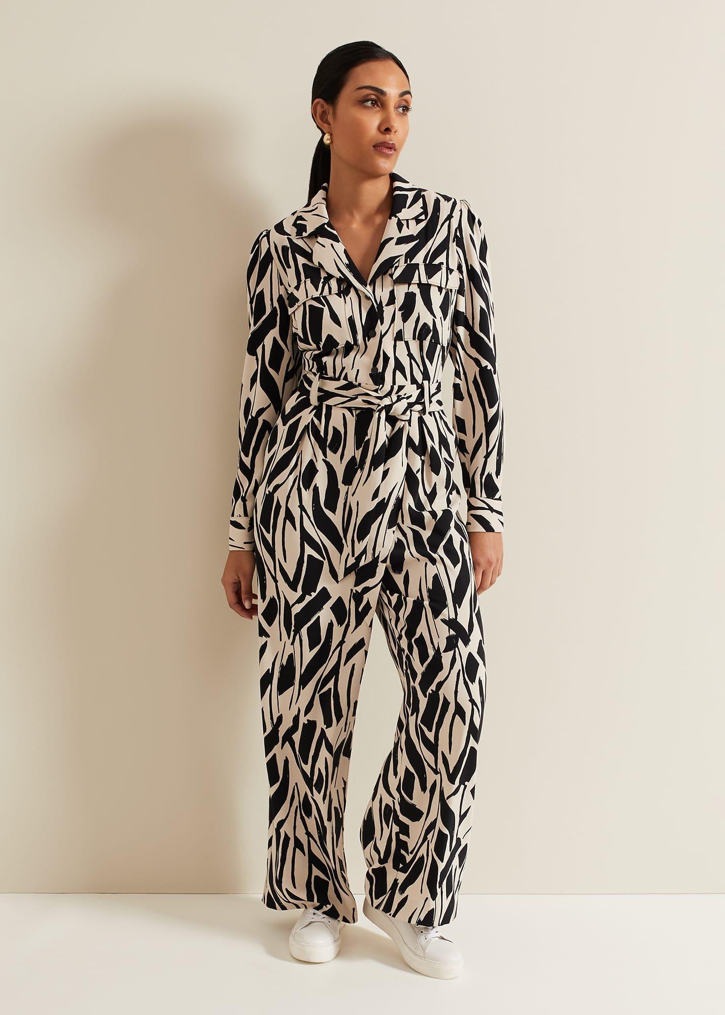 Petite Constance Geo Jumpsuit