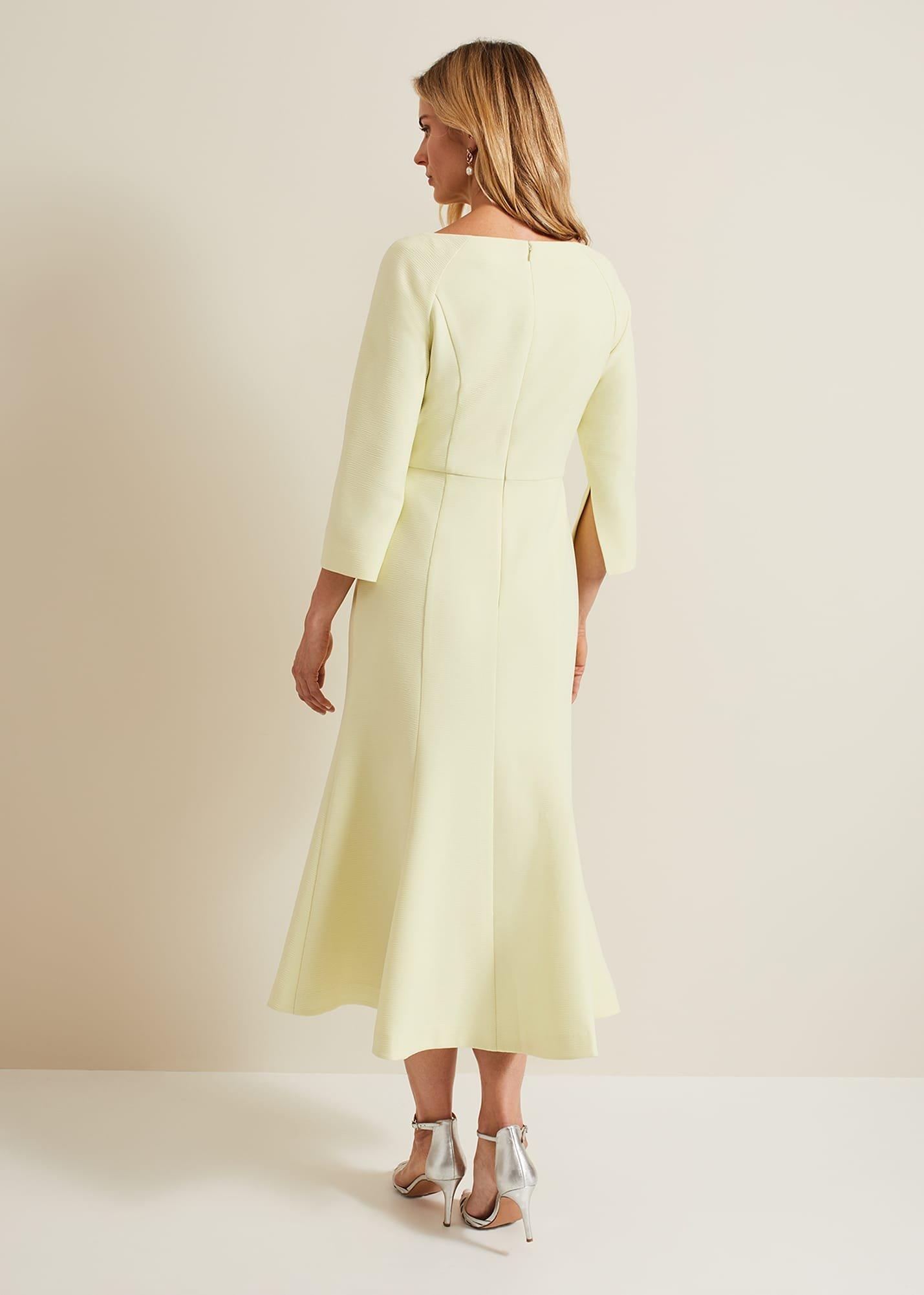 Sienna Tux Button Midi Dress