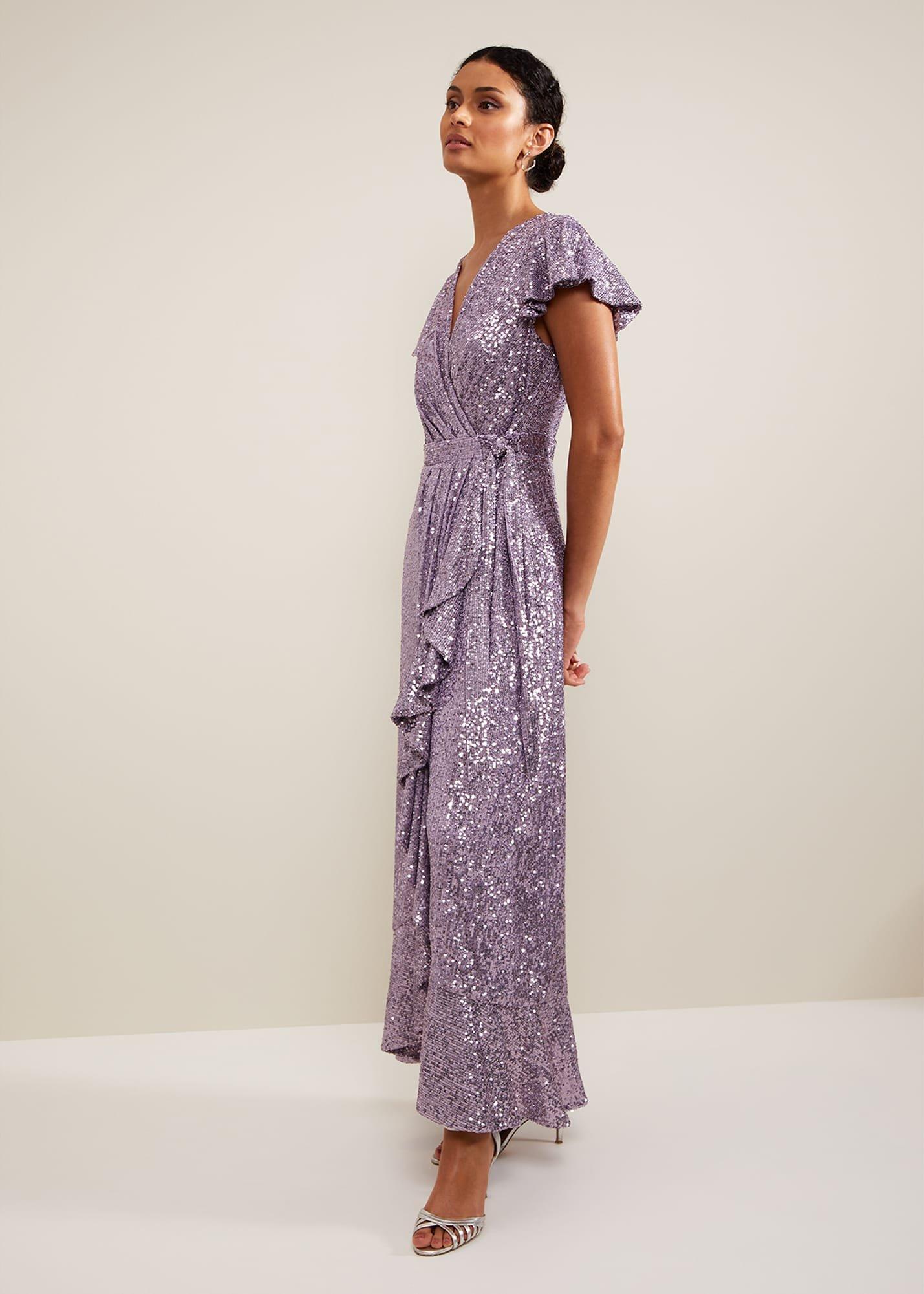 Carina Sequin Maxi Dress