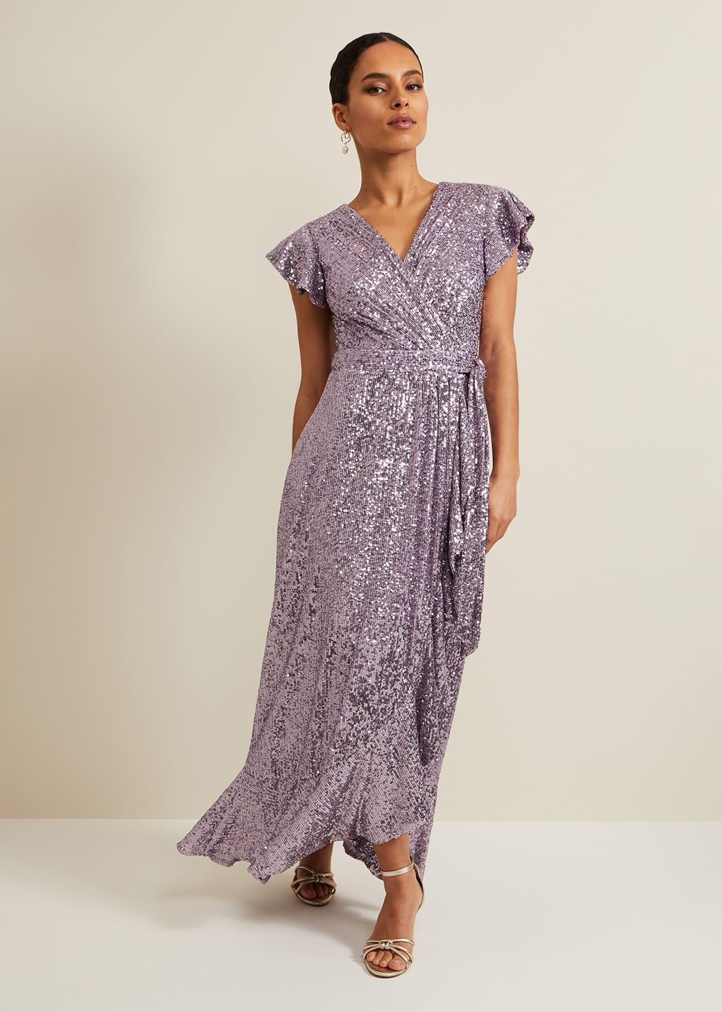 Petite Carina Sequin Maxi Dress