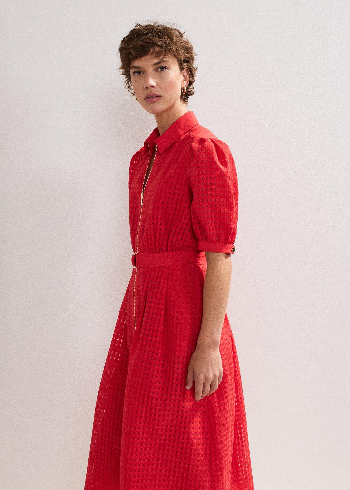${product-id}-Carey Check Dress-Red-${view-type}