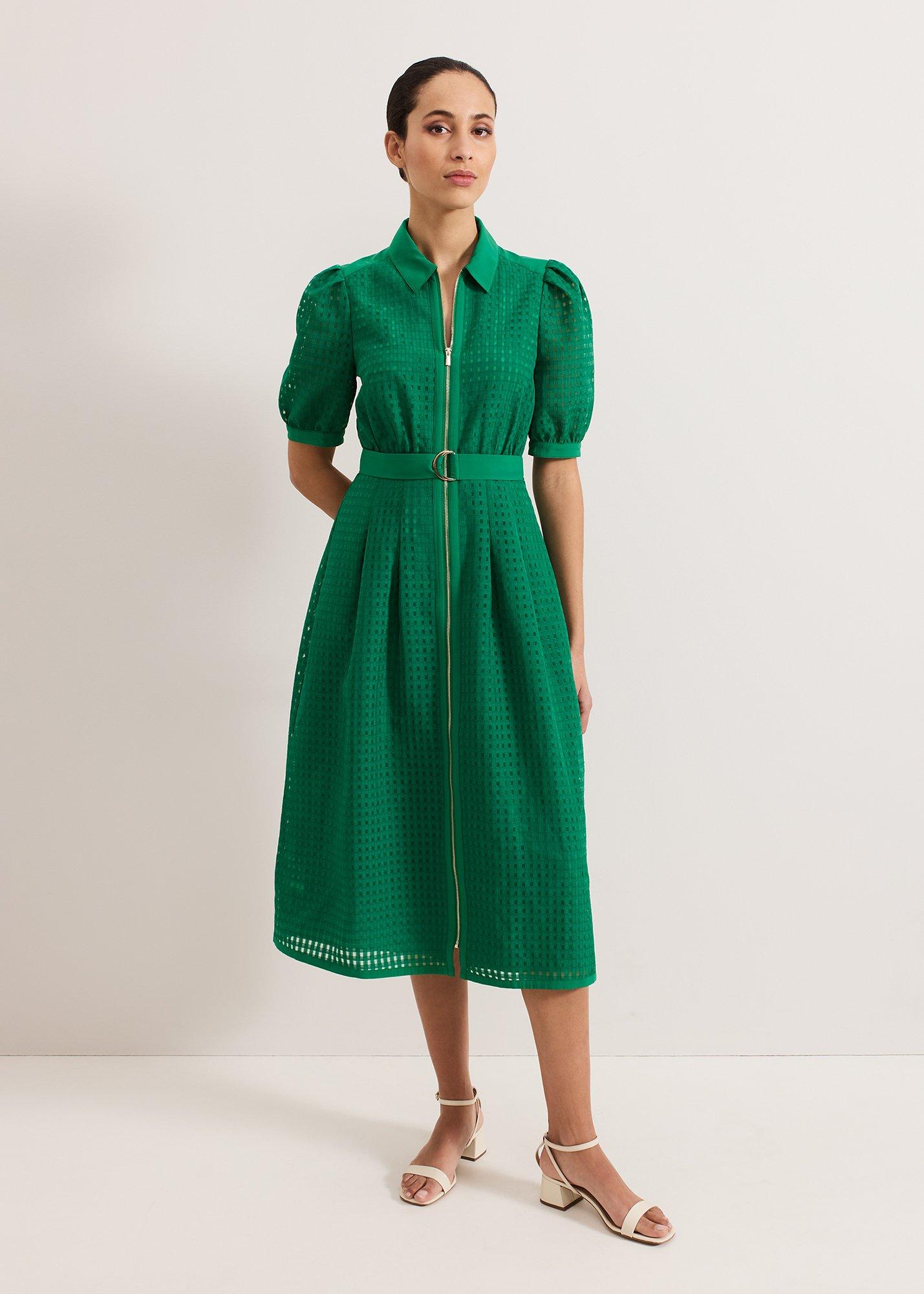 ${product-id}-Carey Check Dress-Green-${view-type}