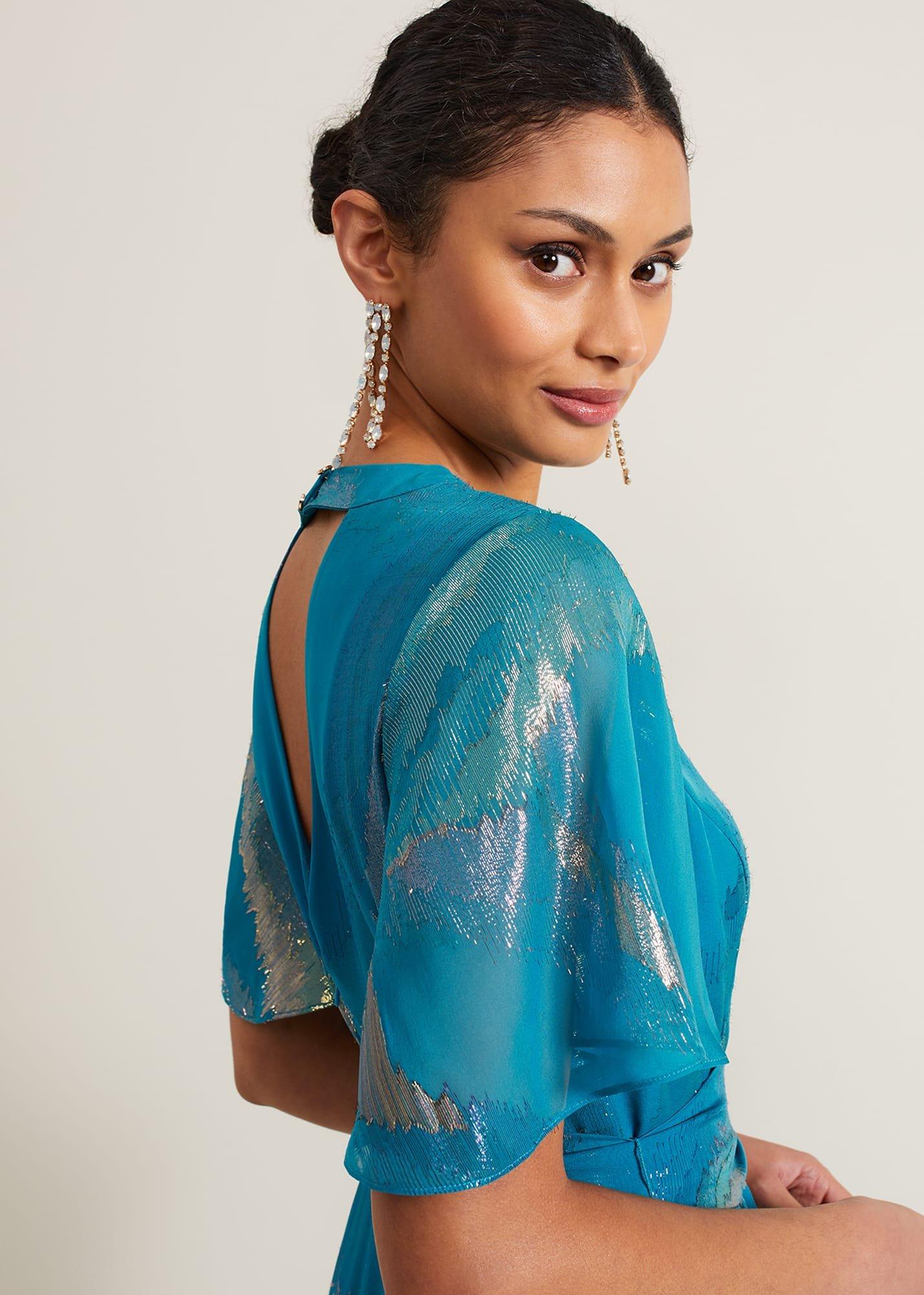 Charissa Silk Maxi Dress
