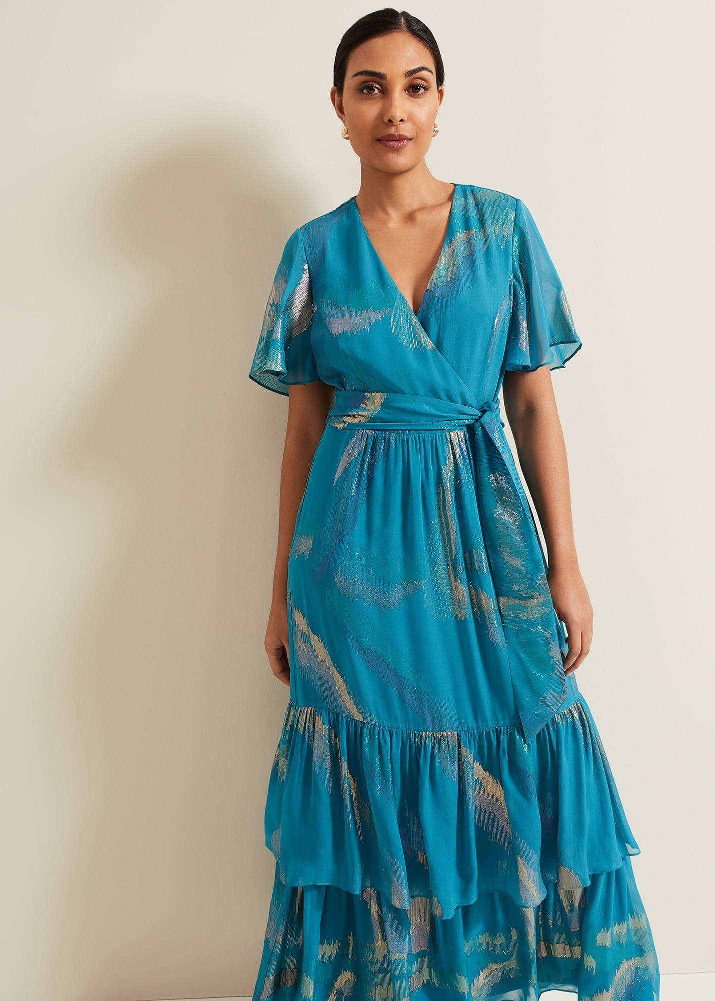 Petite Charissa Silk Maxi Dress