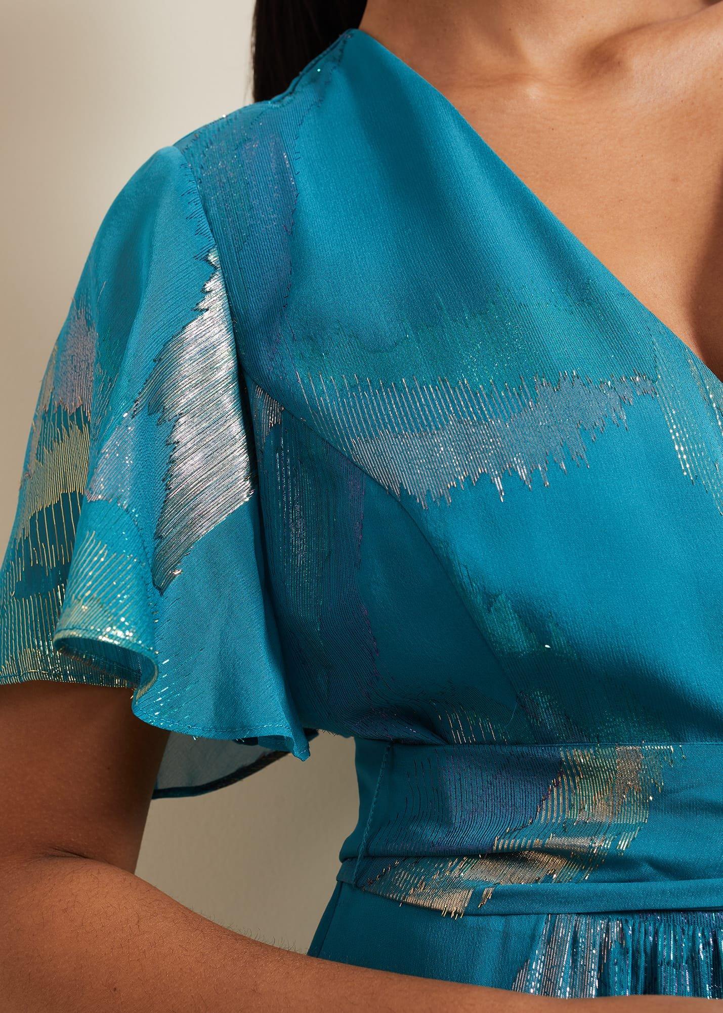 Petite Charissa Silk Maxi Dress