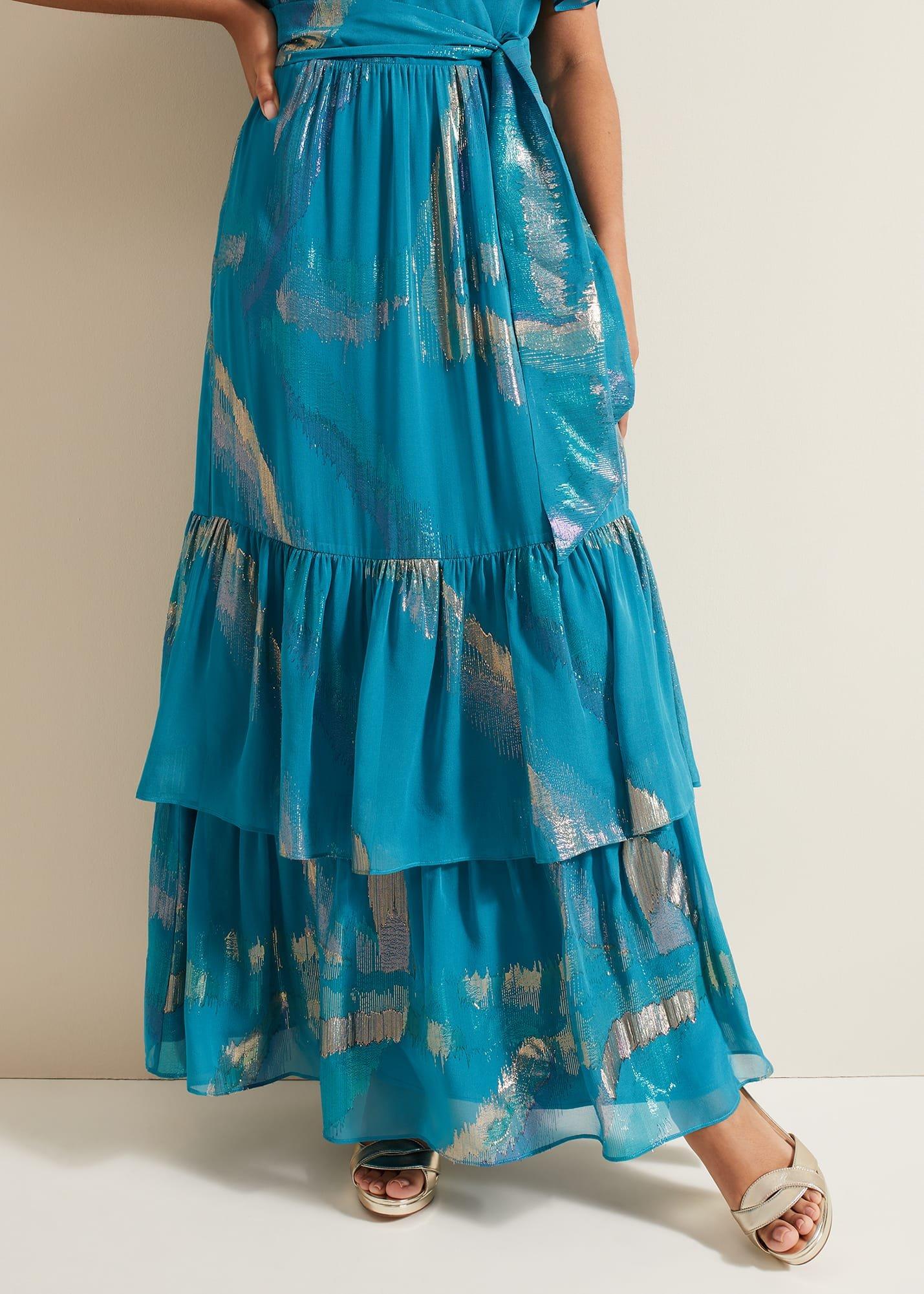 Petite Charissa Silk Maxi Dress