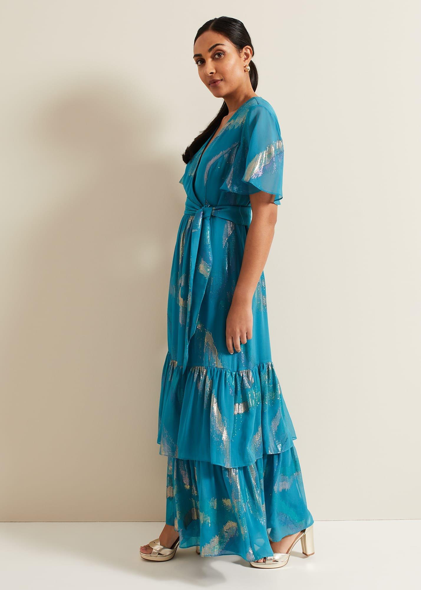 Petite Charissa Silk Maxi Dress