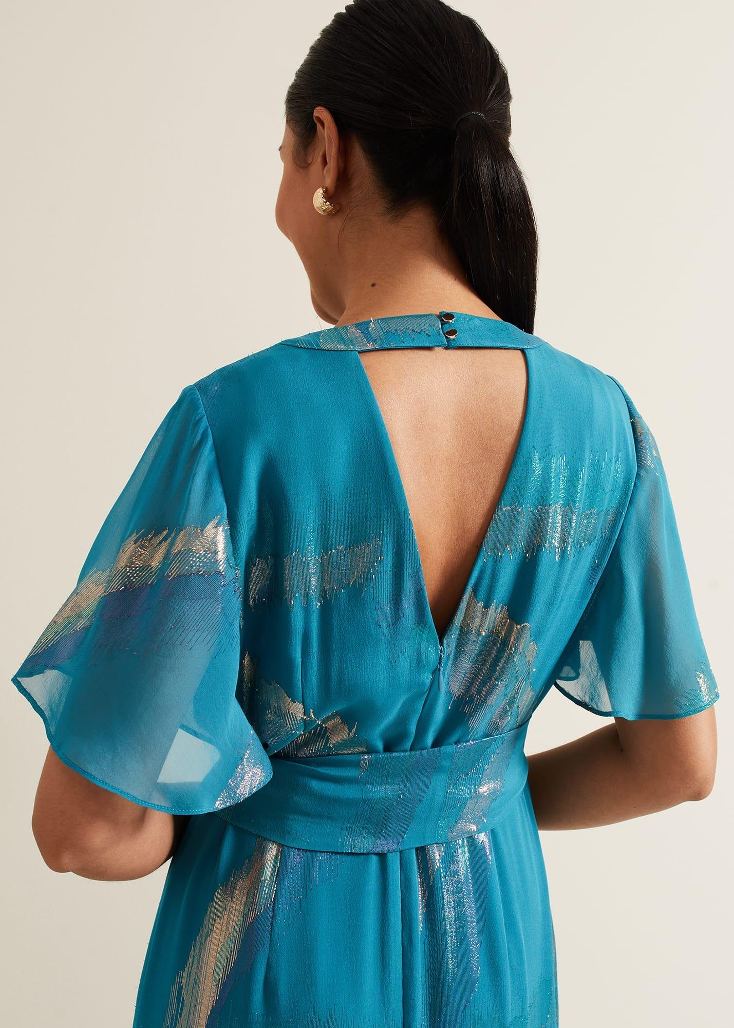 Petite Charissa Silk Maxi Dress
