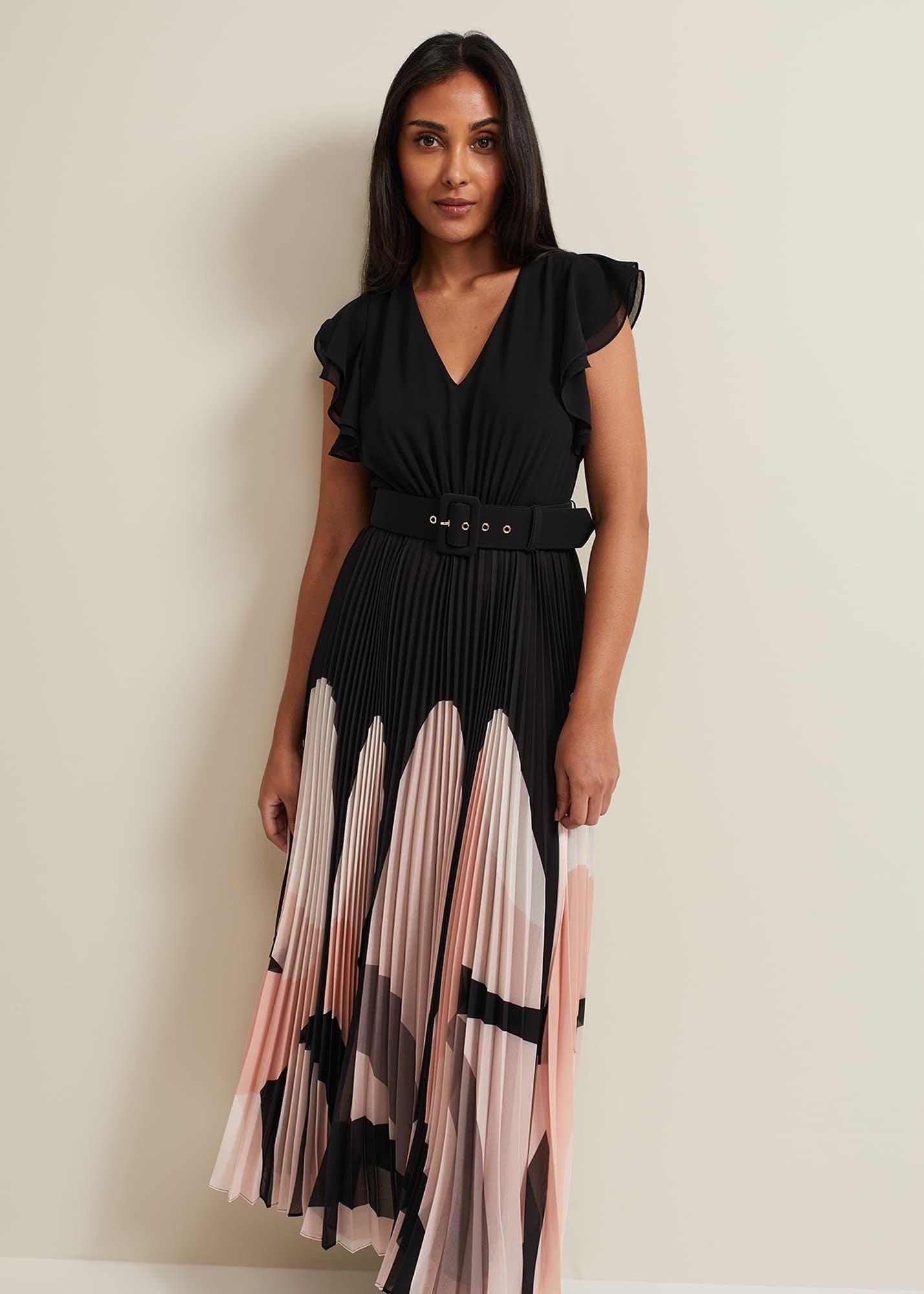 Petite Isla Printed Skirt Maxi Dress