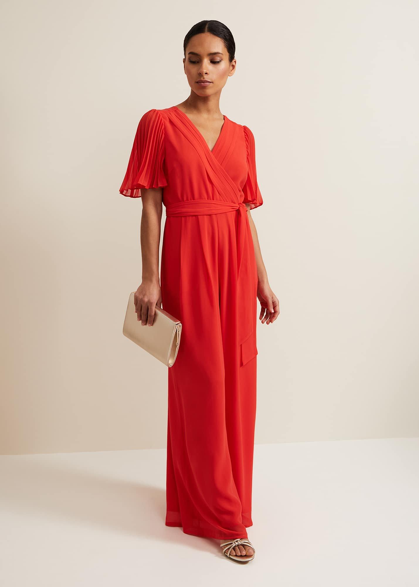Petite Kendall Pleat Jumpsuit