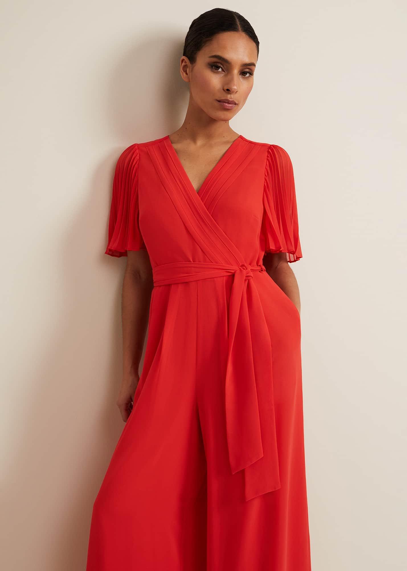 Petite Kendall Pleat Jumpsuit