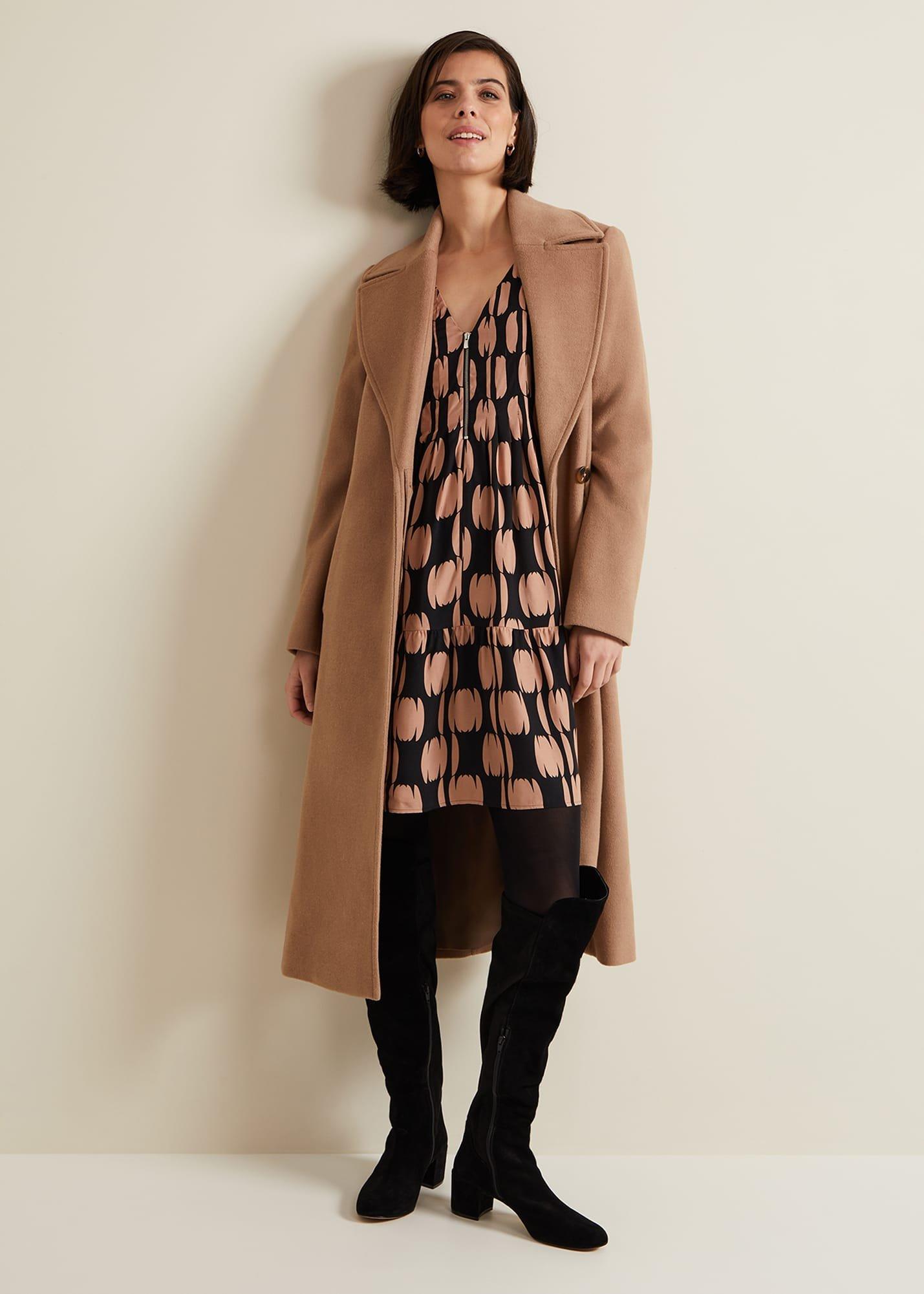 Penele Spot Swing Dress