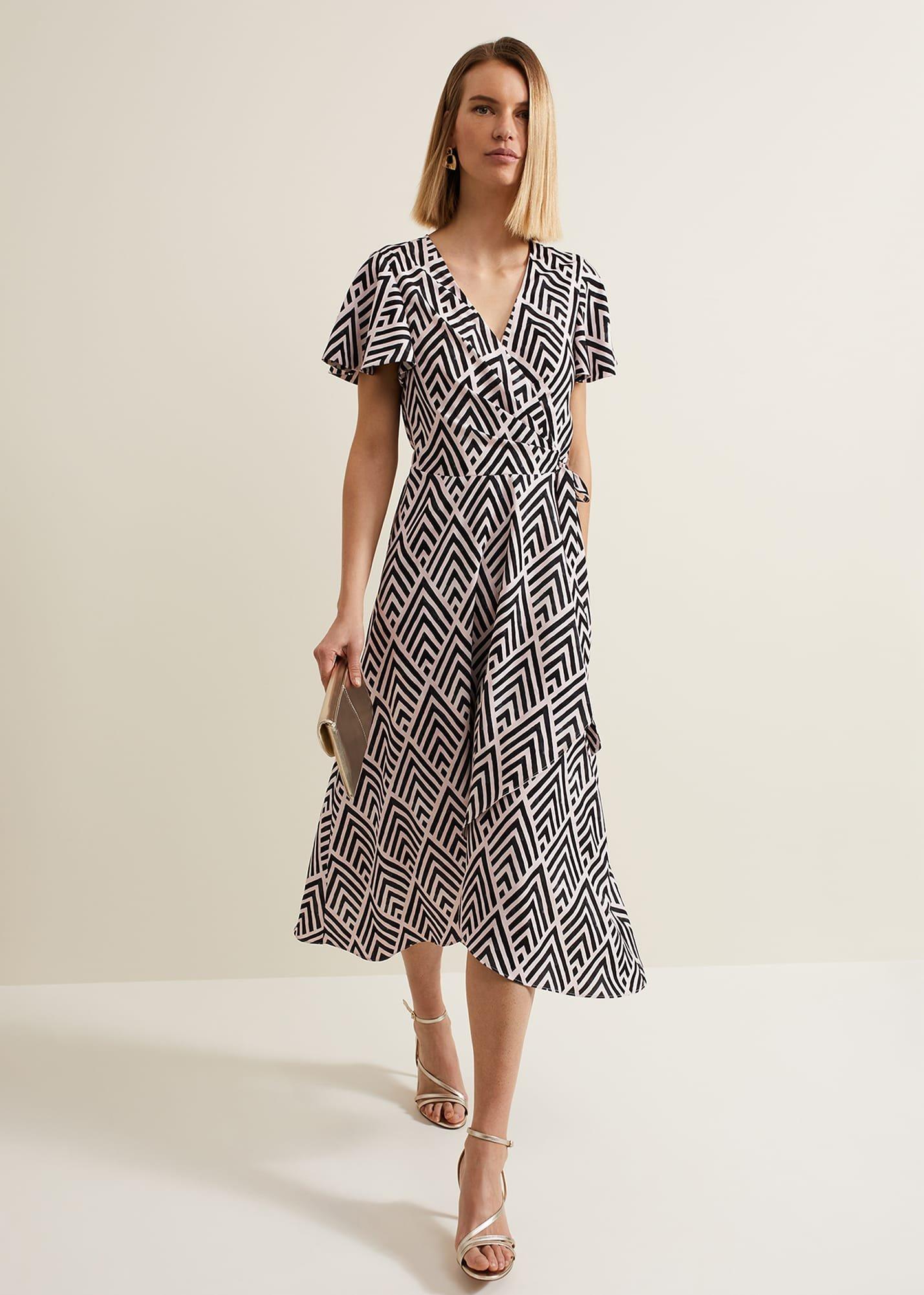 Julissa Print Wrap Dress