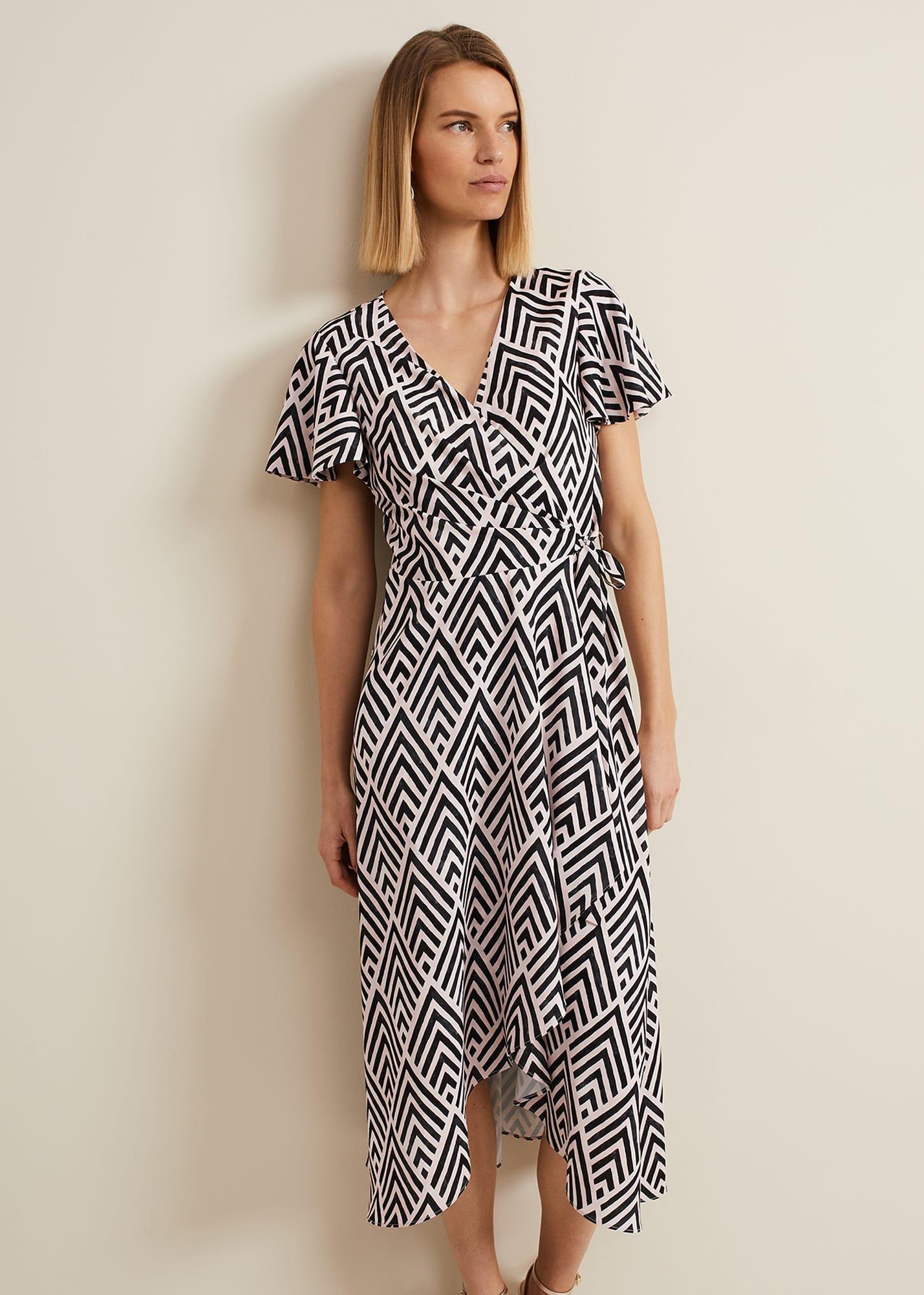 Julissa Print Wrap Dress