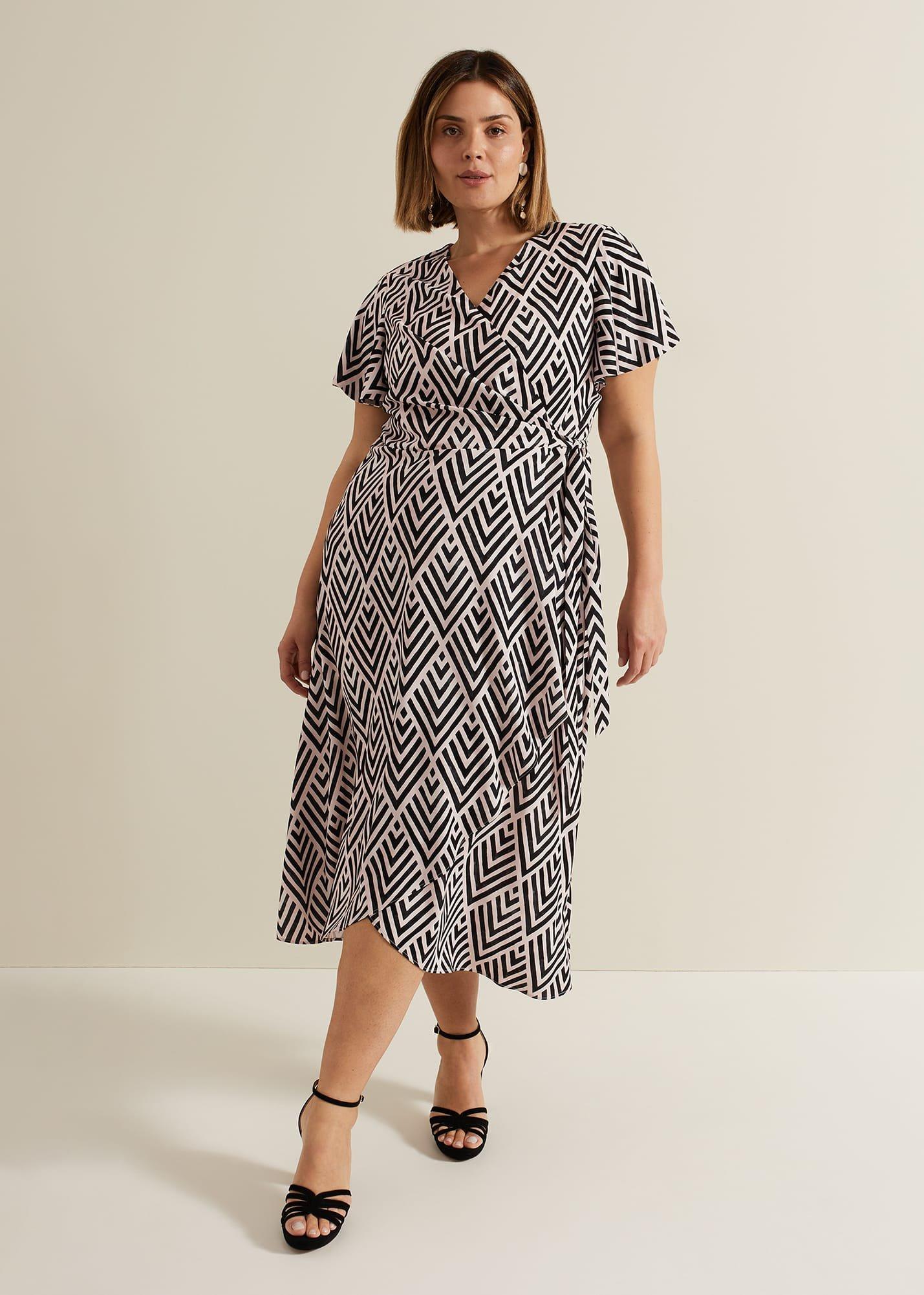 Julissa Print Wrap Dress
