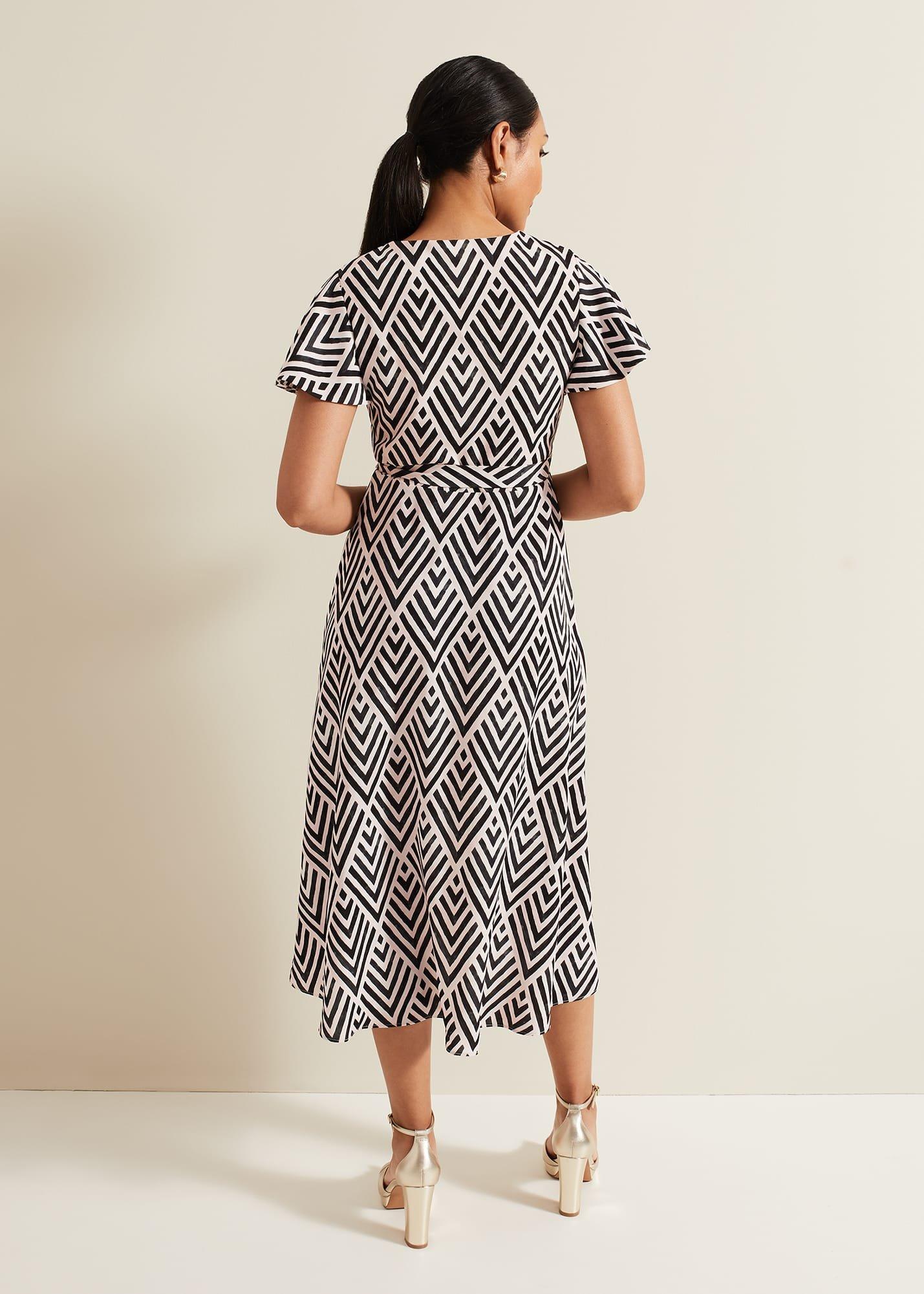 Petite Julissa Print Wrap Dress