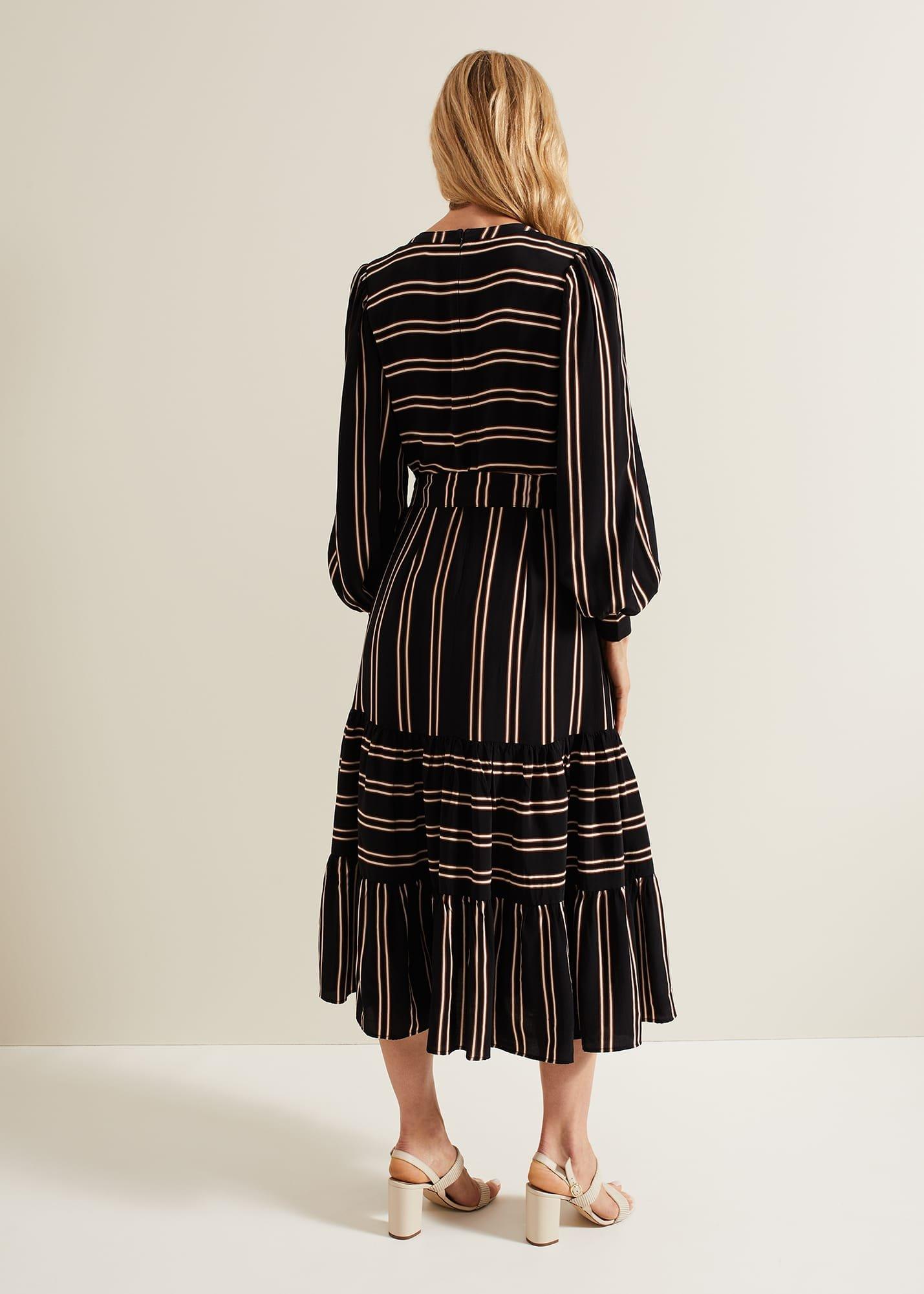 Laura Stripe Midaxi Dress