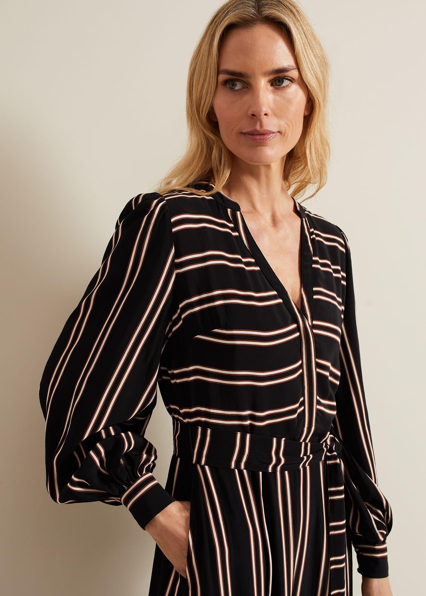 Laura Stripe Midaxi Dress