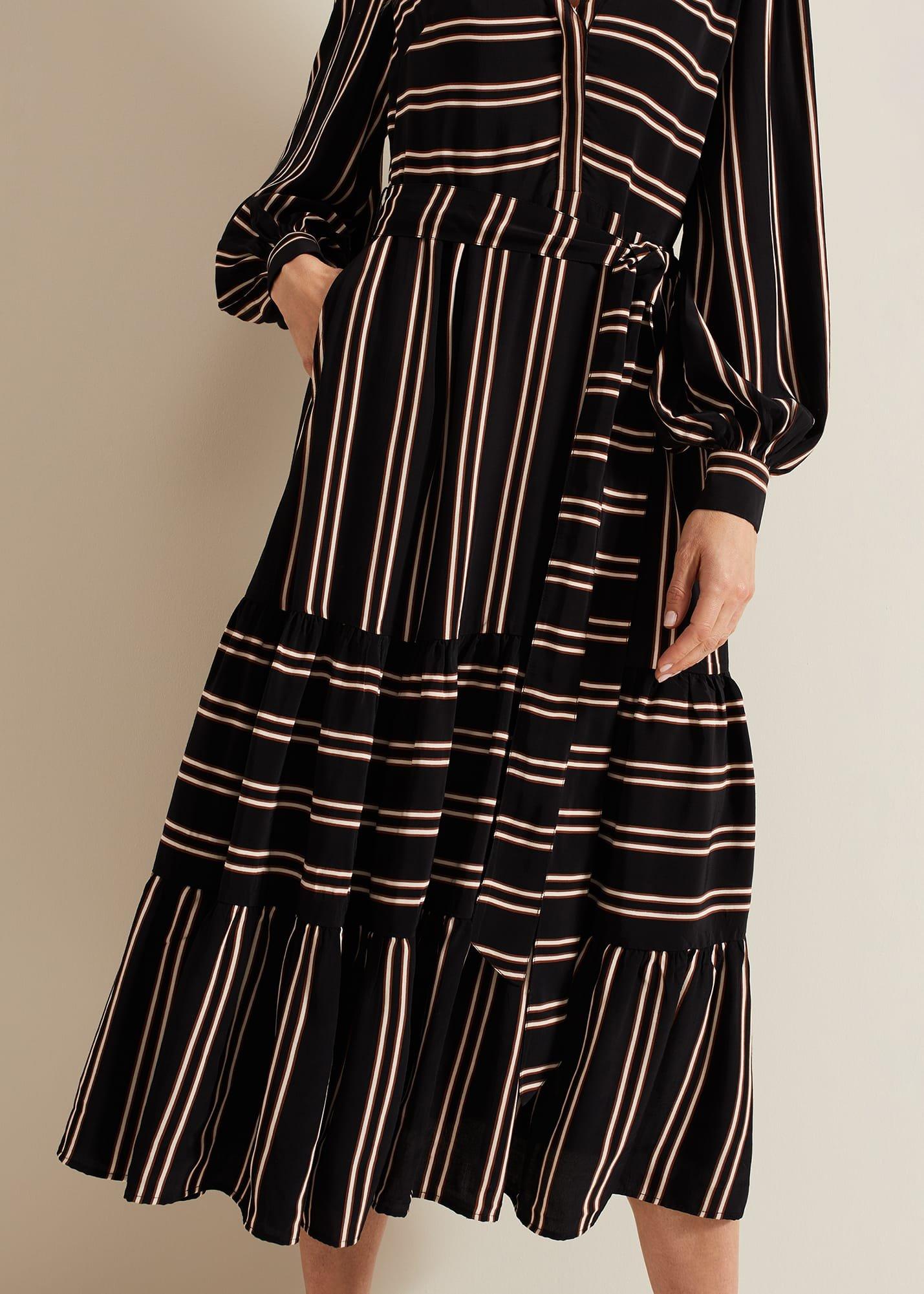 Laura Stripe Midaxi Dress