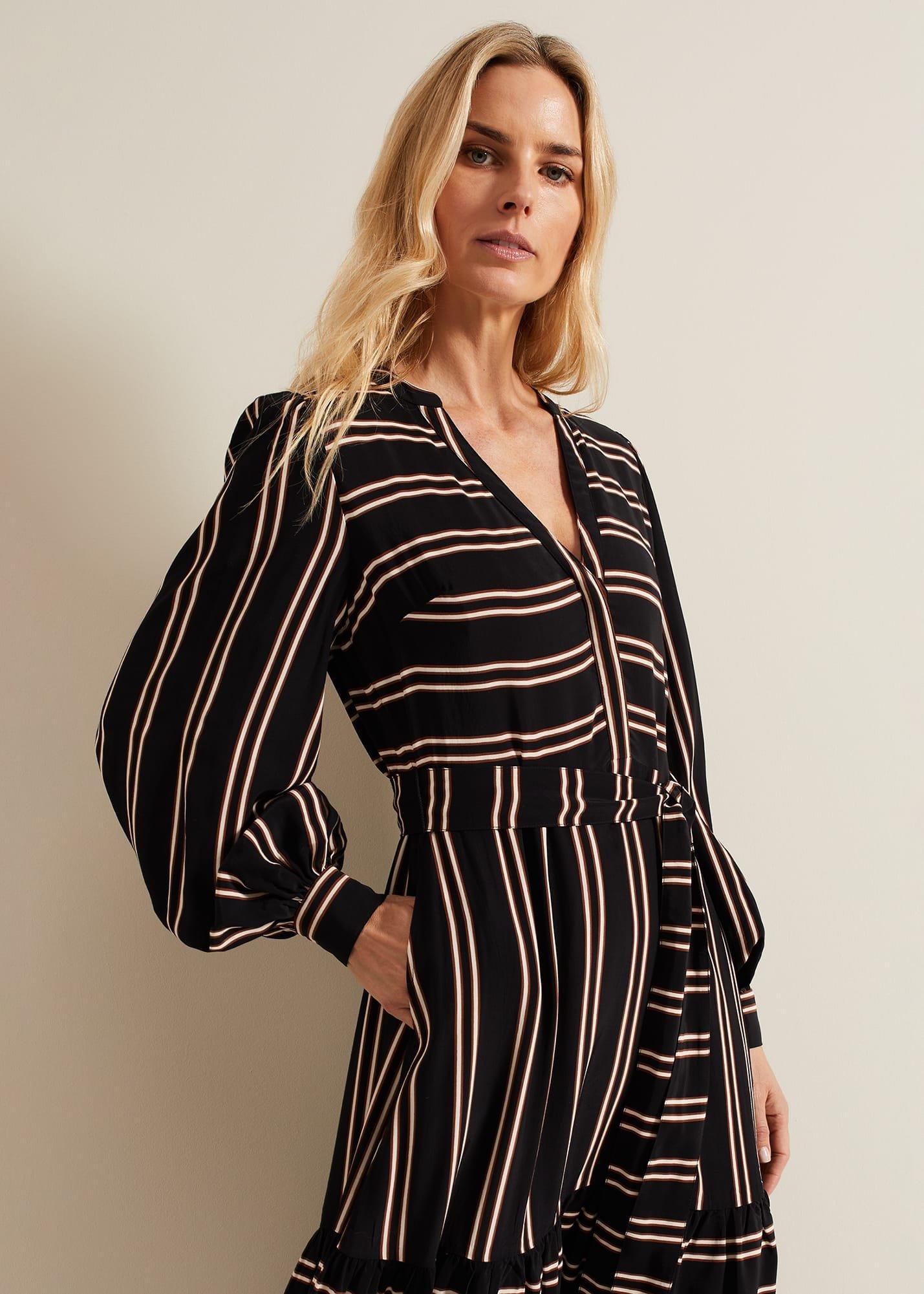Laura Stripe Midaxi Dress