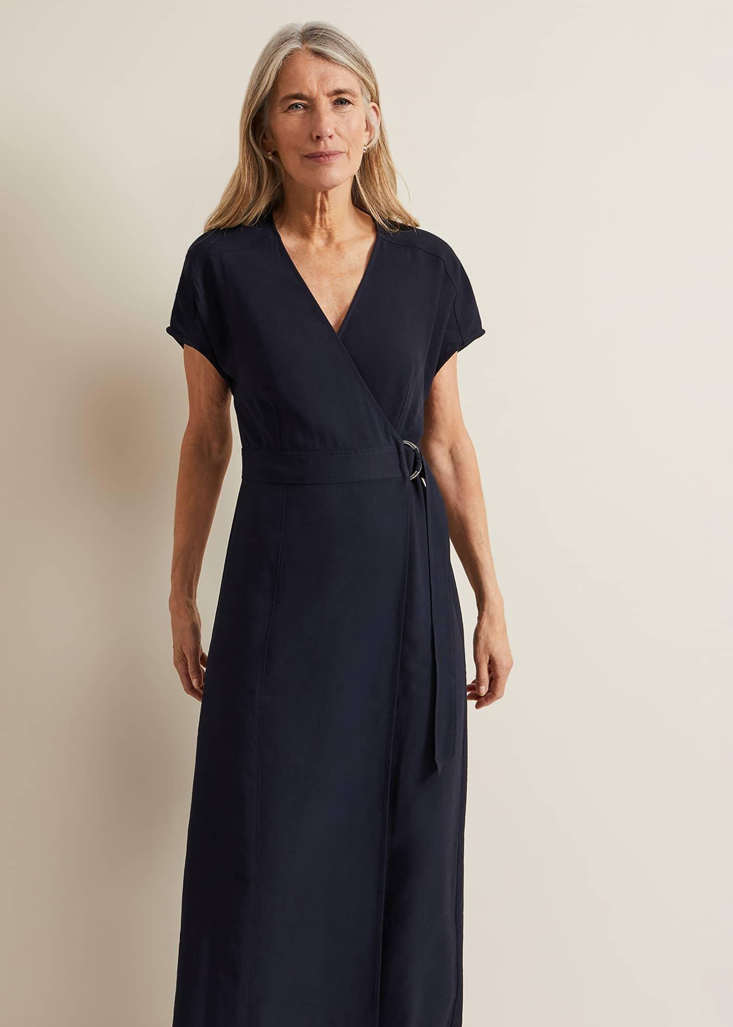 Liv Wrap Midi Dress