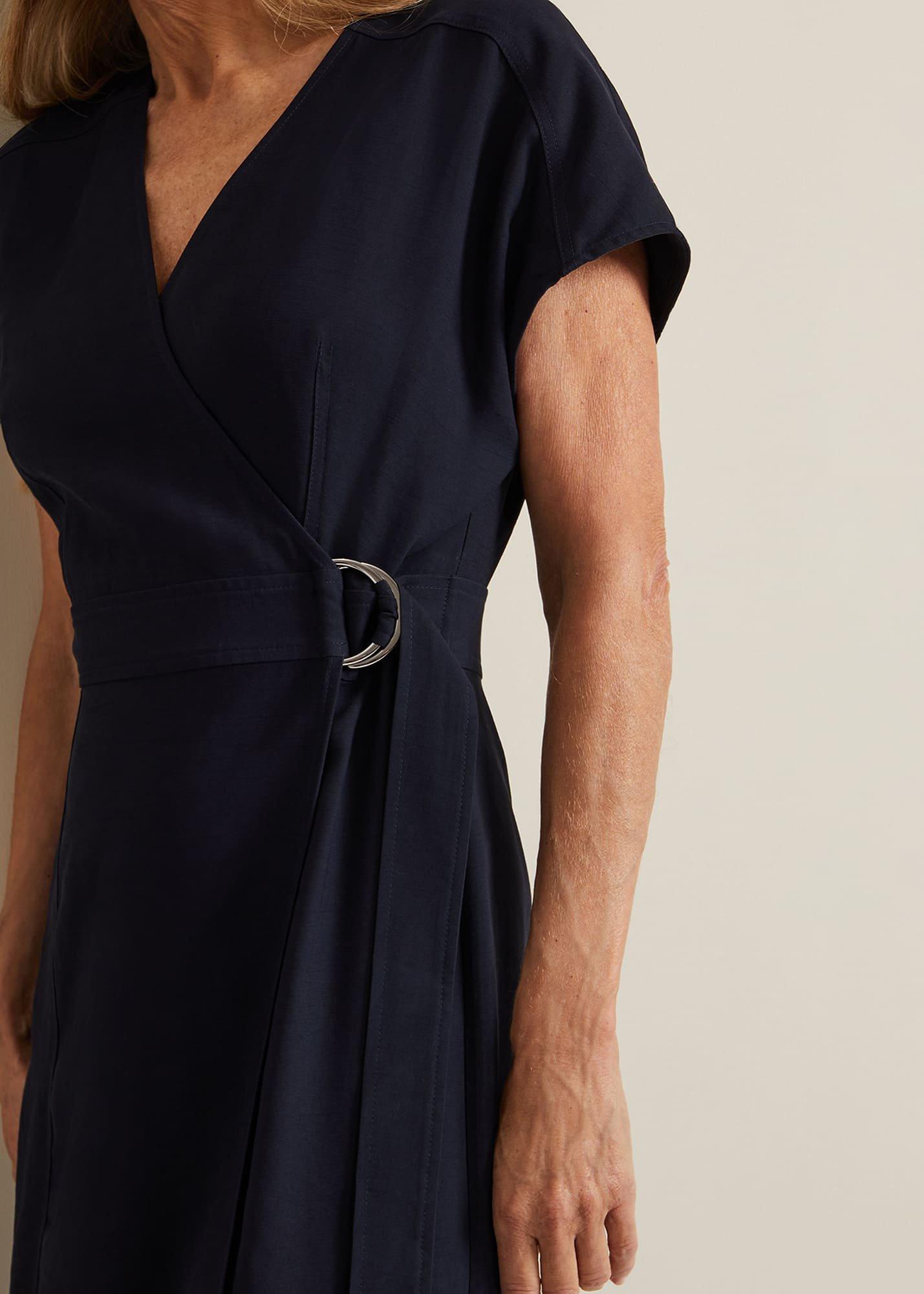 Liv Wrap Midi Dress