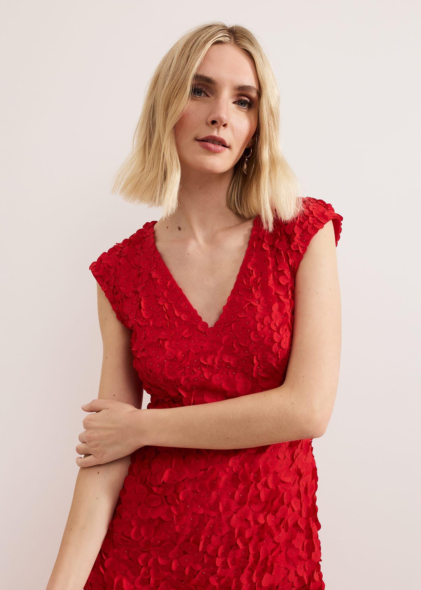 Charlene Ruffle Maxi Dress