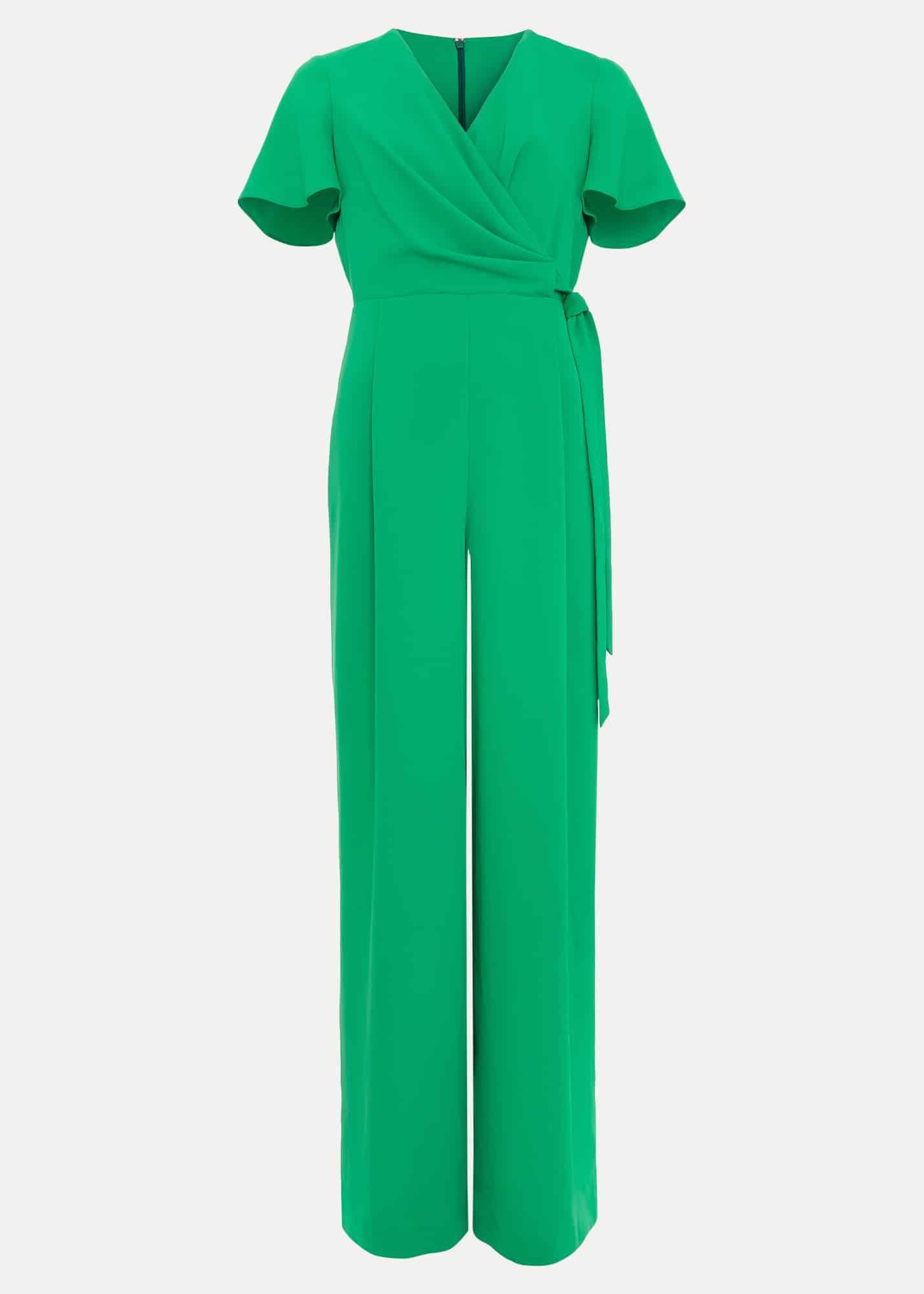 Julissa Green Wide Leg Jumpsuit