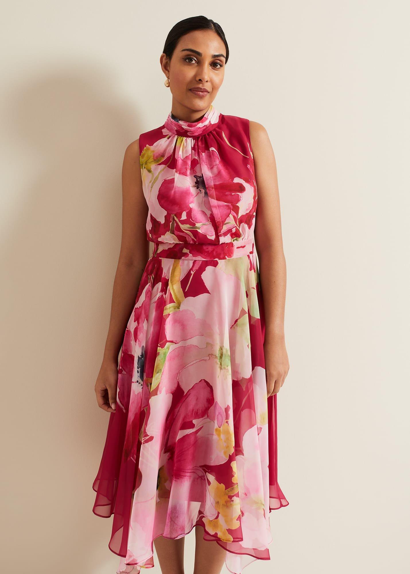 Petite Lucinda Floral Dress