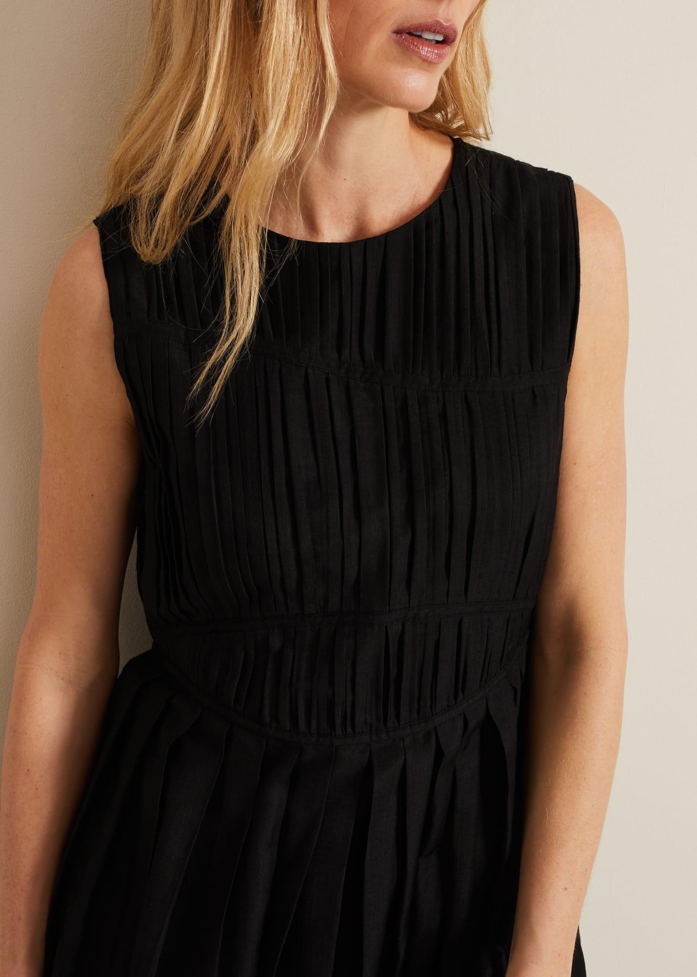 Nala Black Bodice Mini Dress