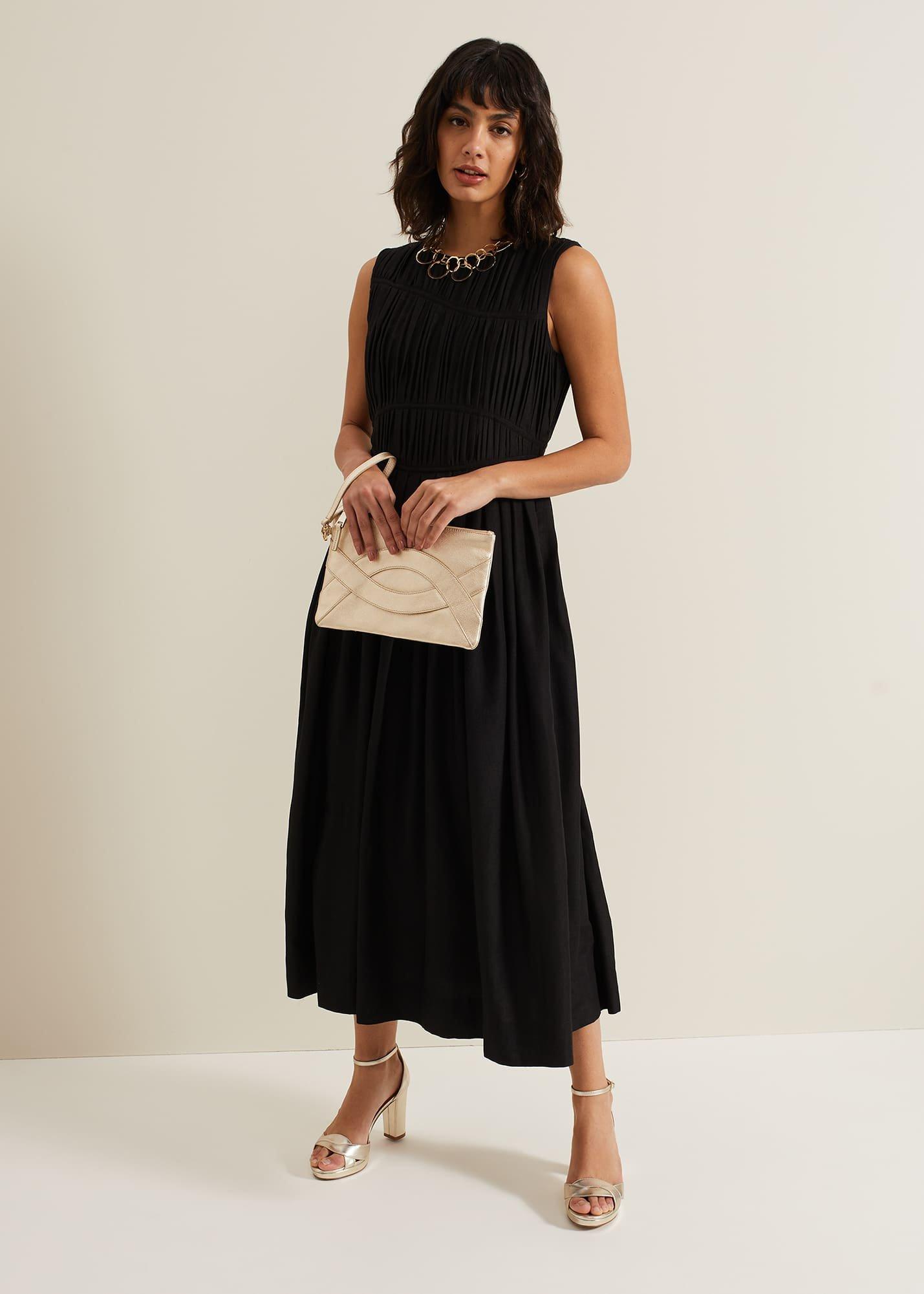 Nala Black Bodice Mini Dress