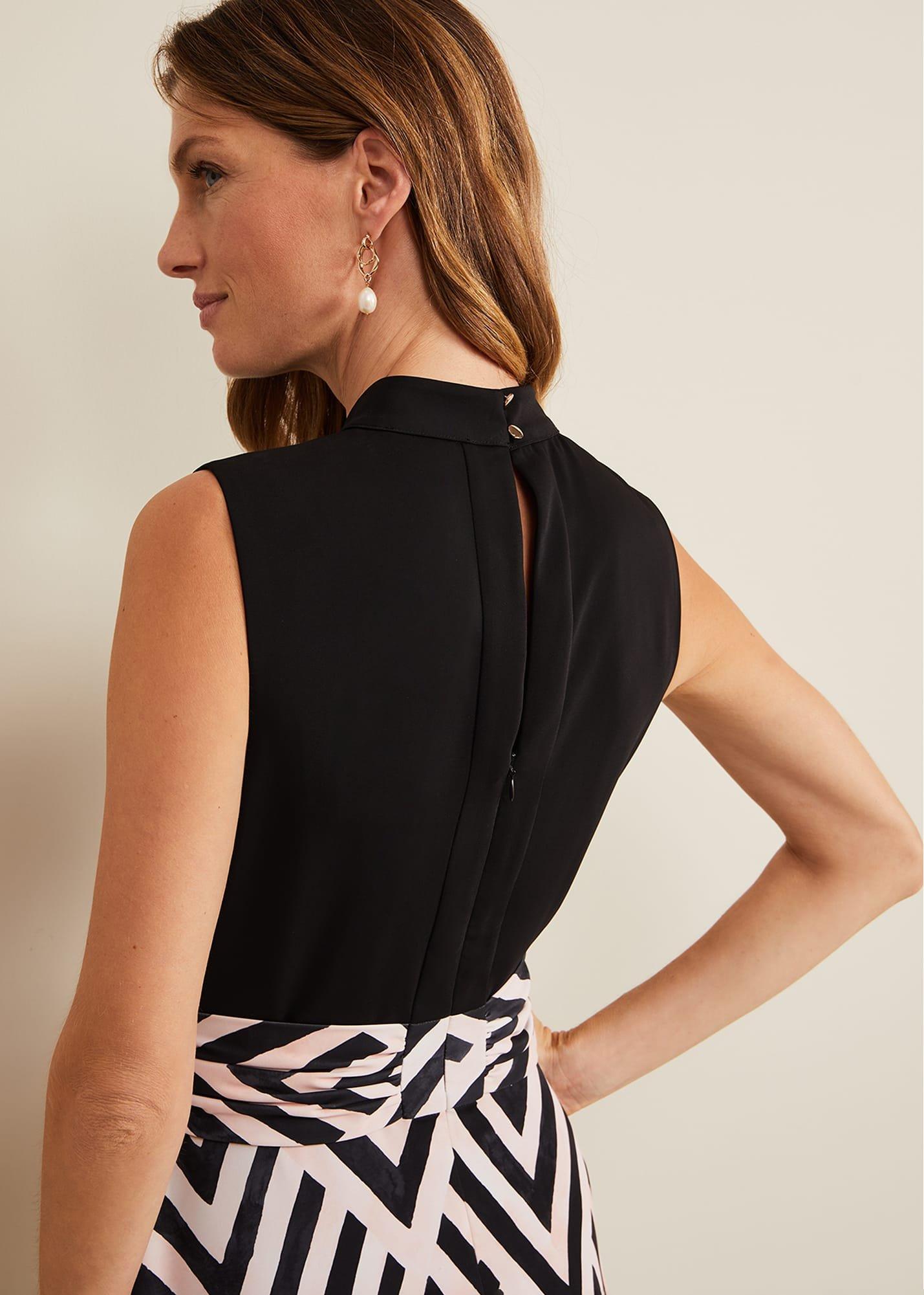 Alora Print Midi Dress
