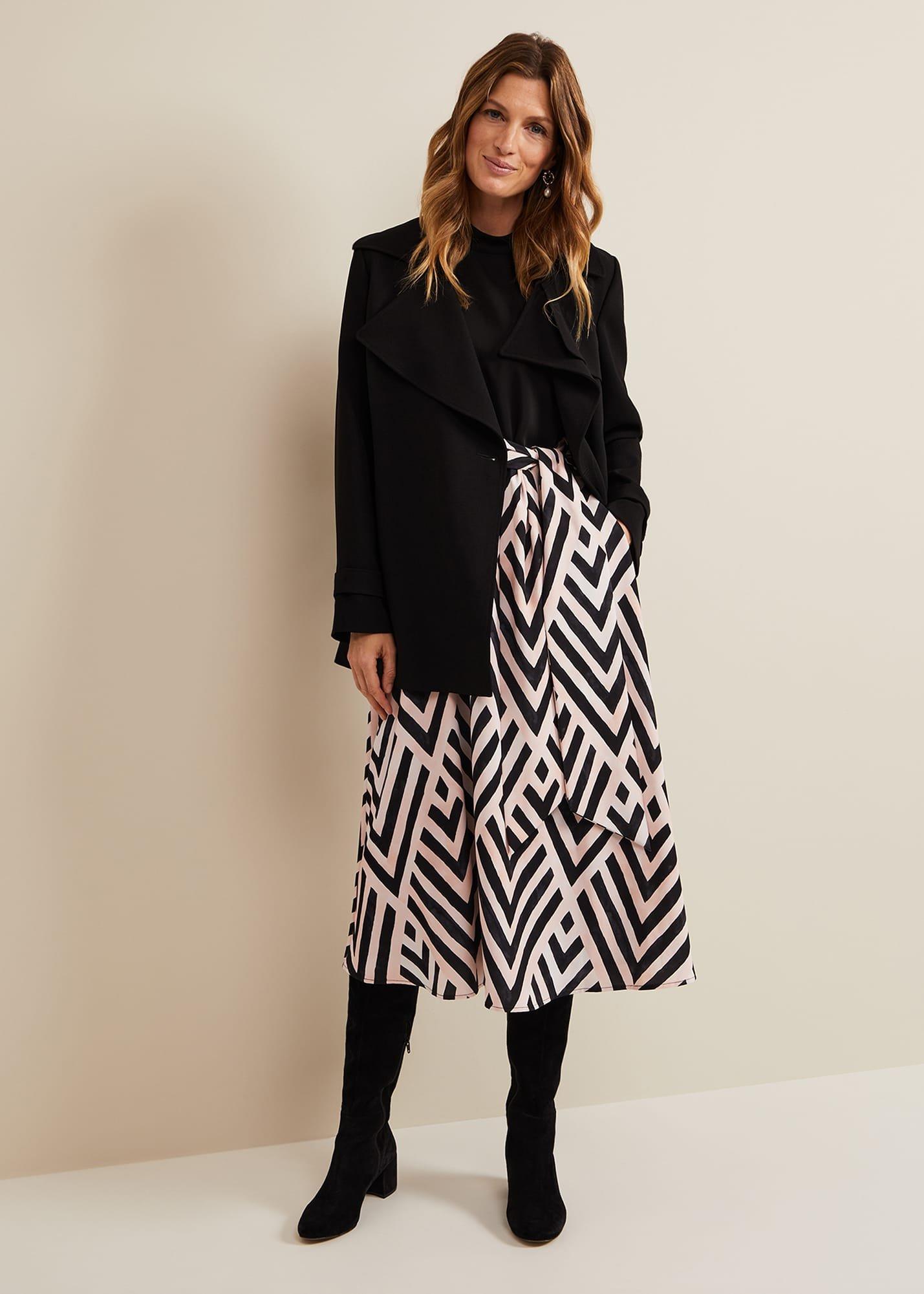 Alora Print Midi Dress