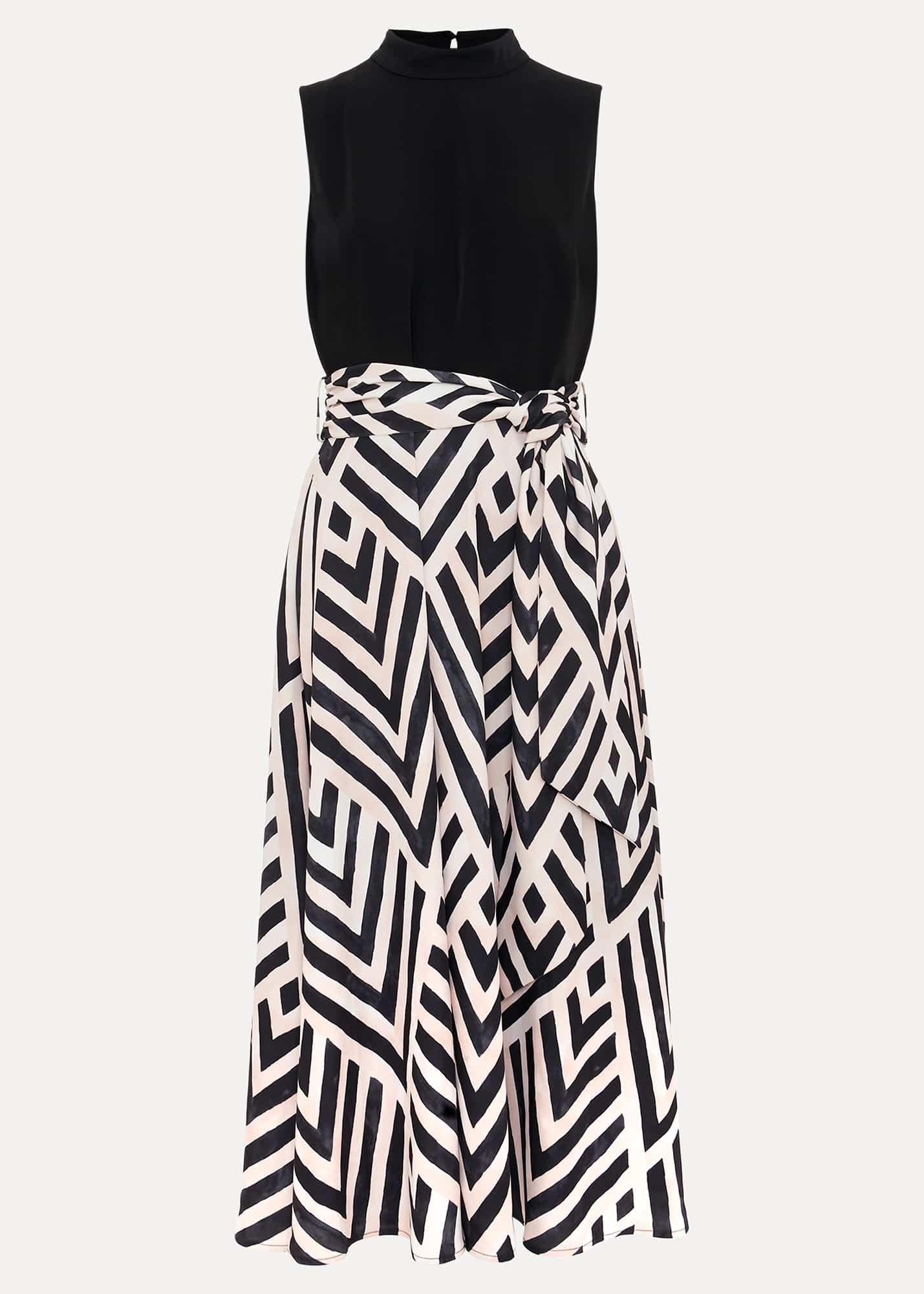 Alora Print Midi Dress